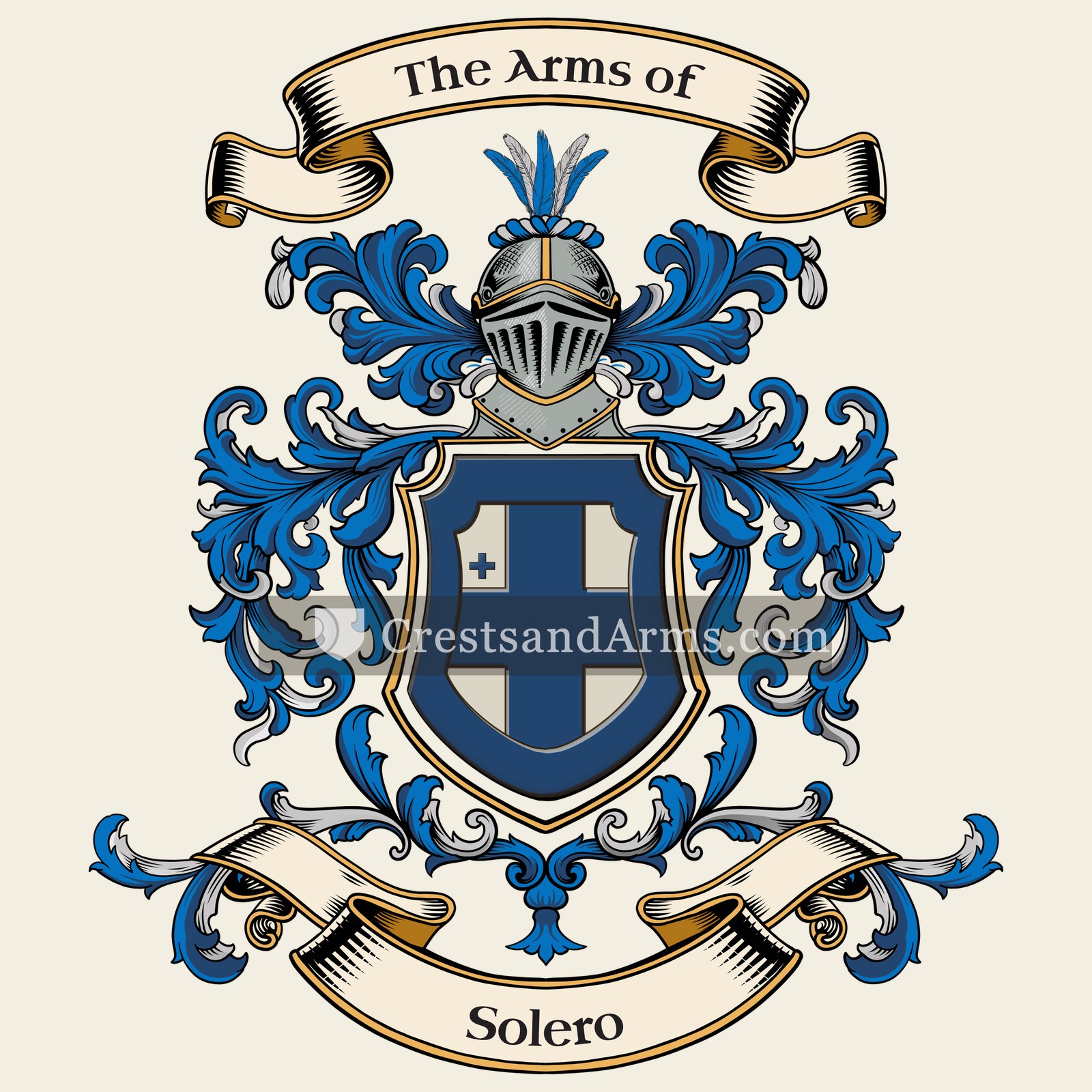 The Solero coat of arms