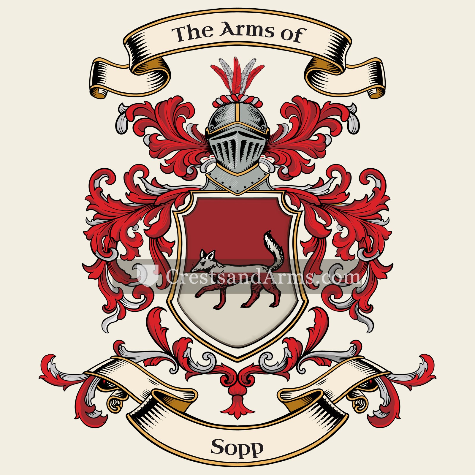 The Sopp coat of arms