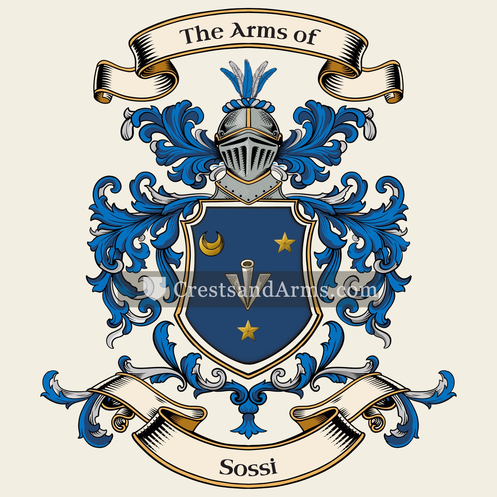 The Sossi coat of arms