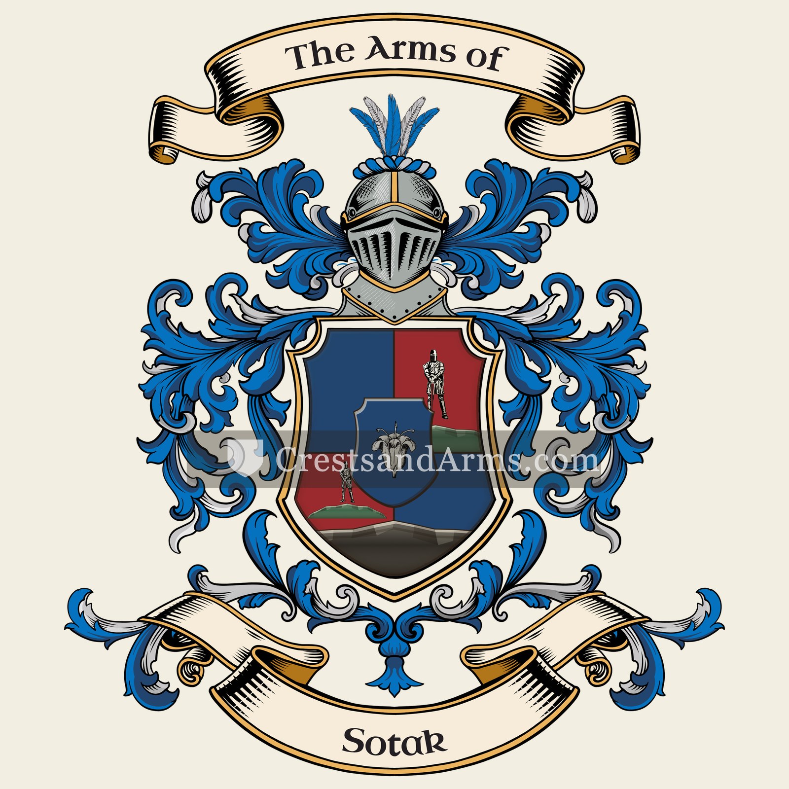 The Sotak coat of arms