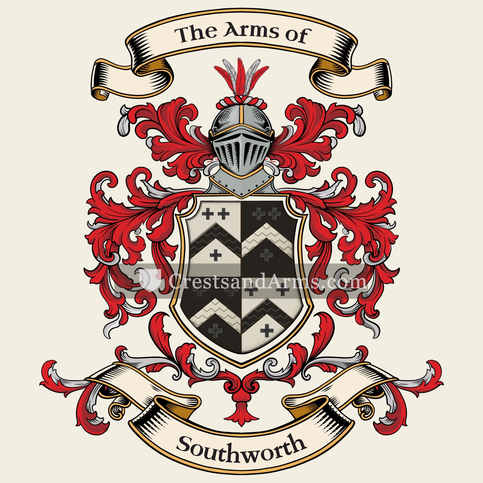 The Southworth coat of arms