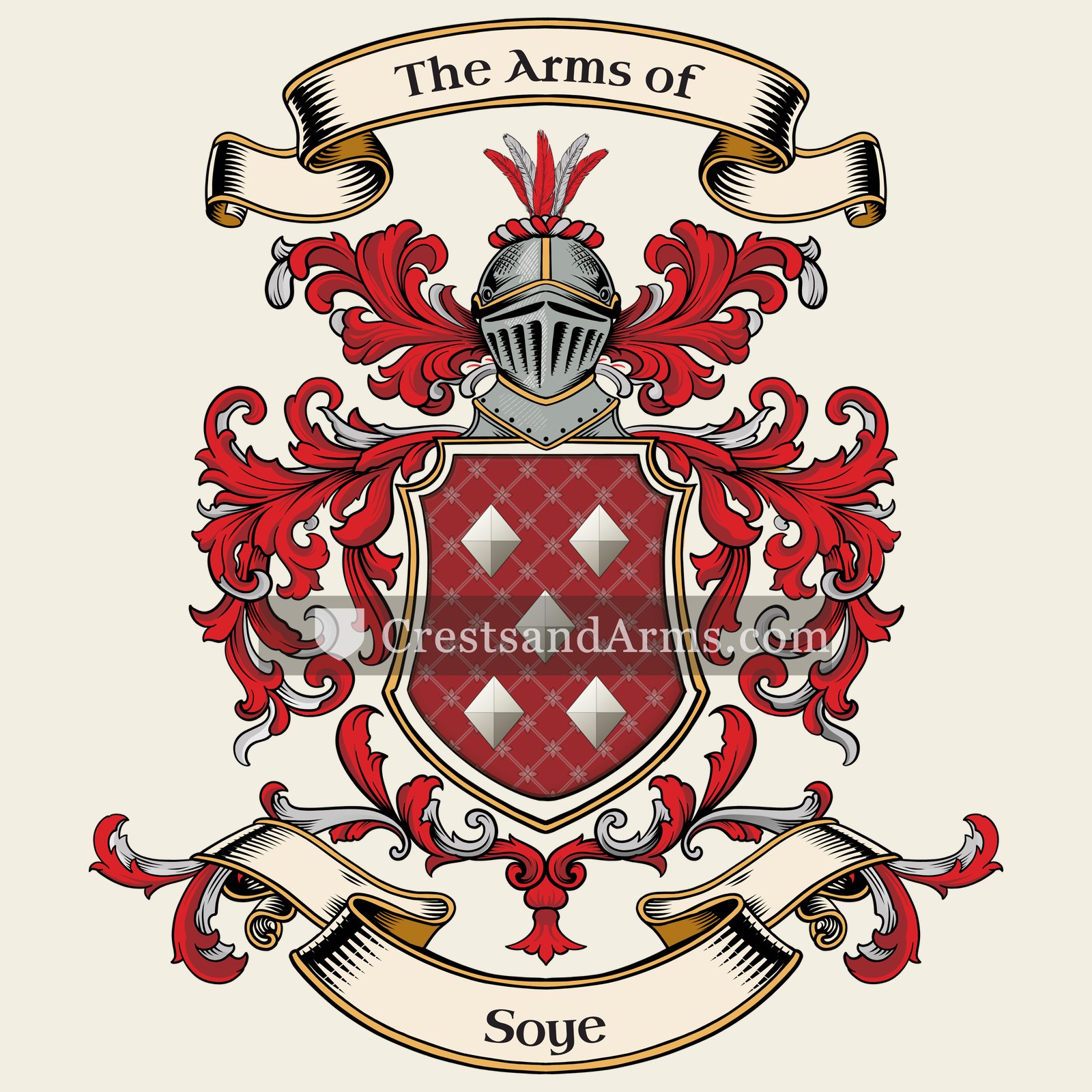 The Soye coat of arms