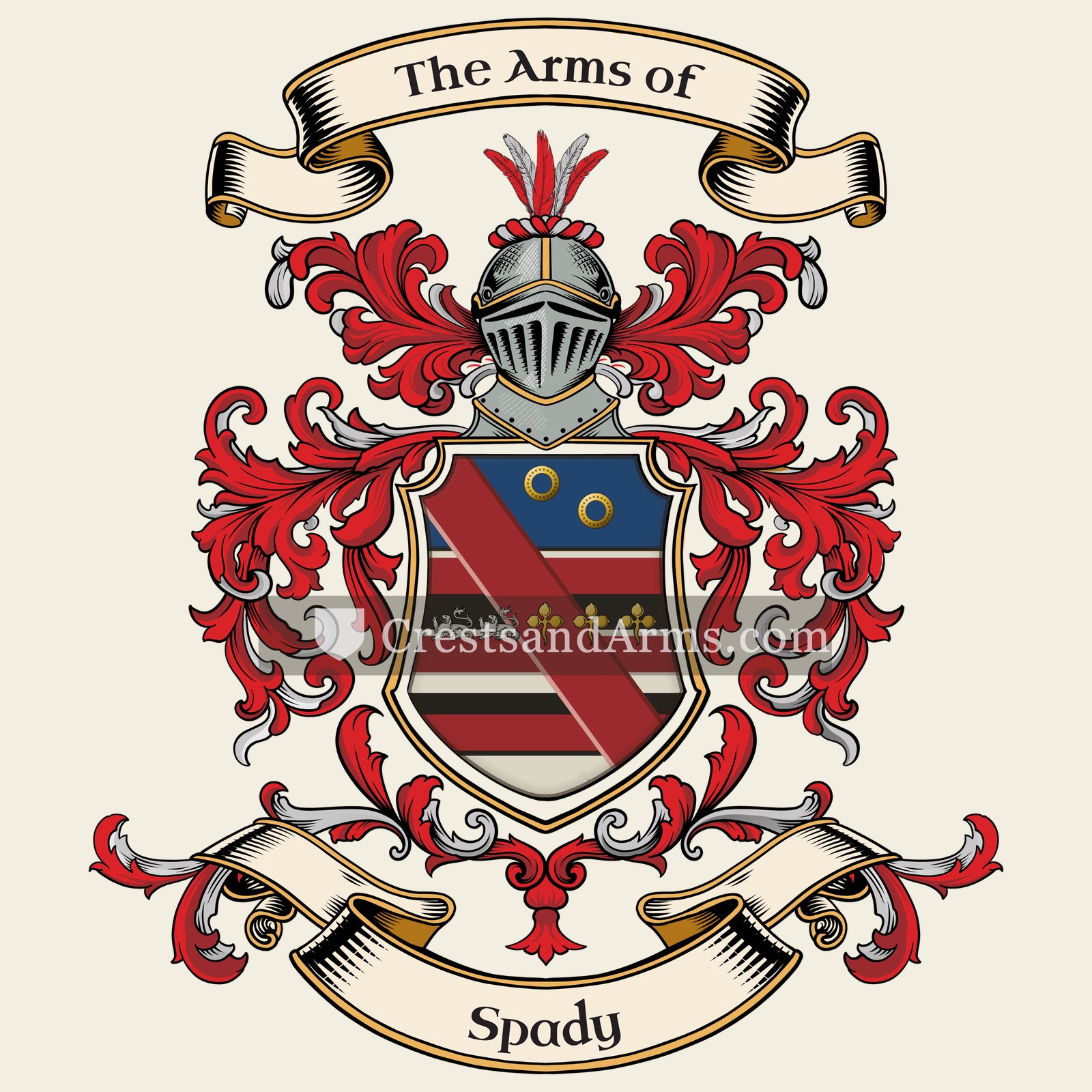 The Spady coat of arms