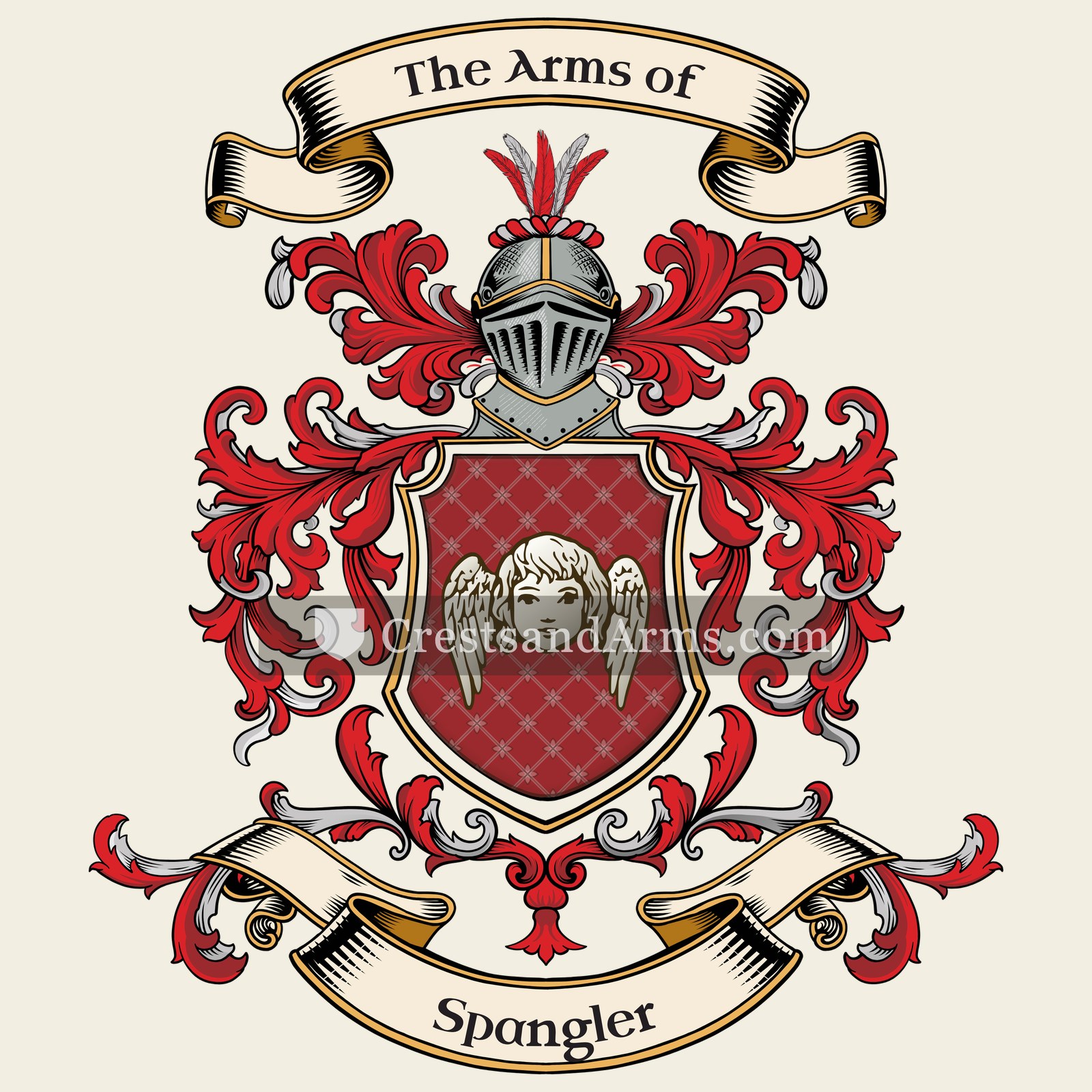 The Spangler coat of arms