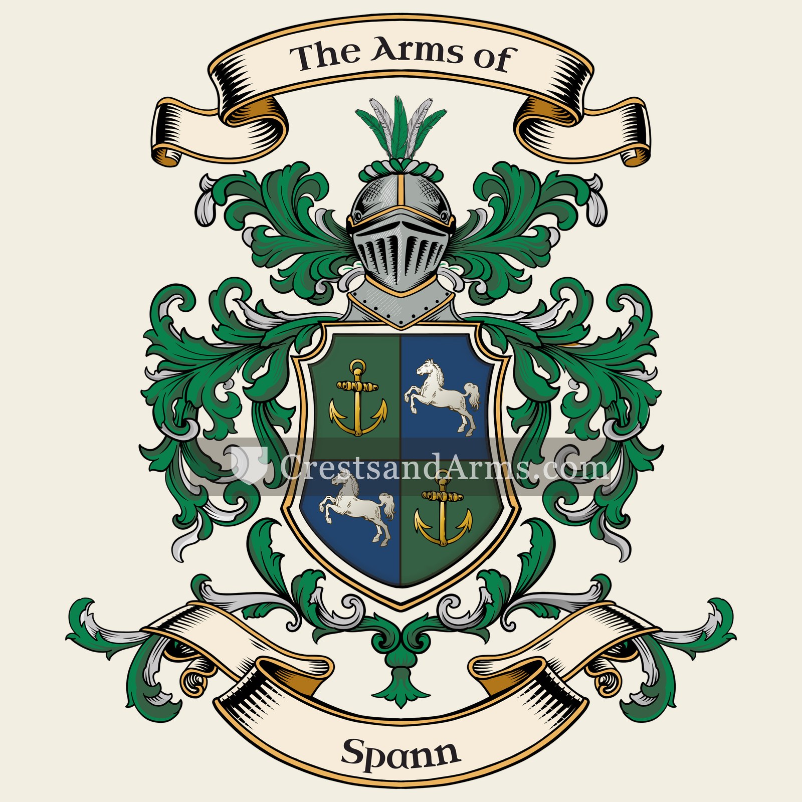 The Spann coat of arms