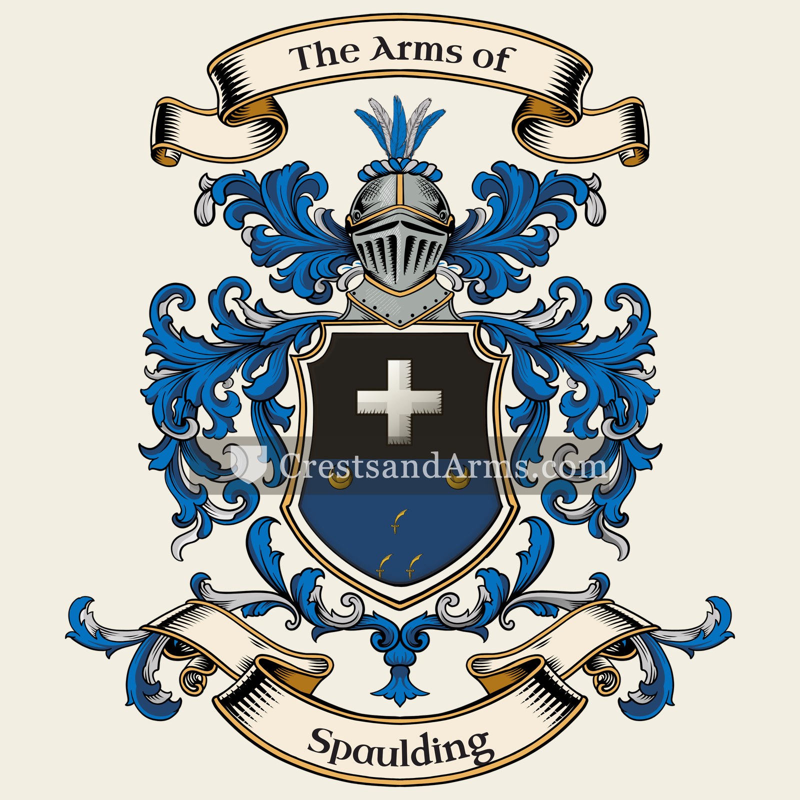 The Spaulding coat of arms