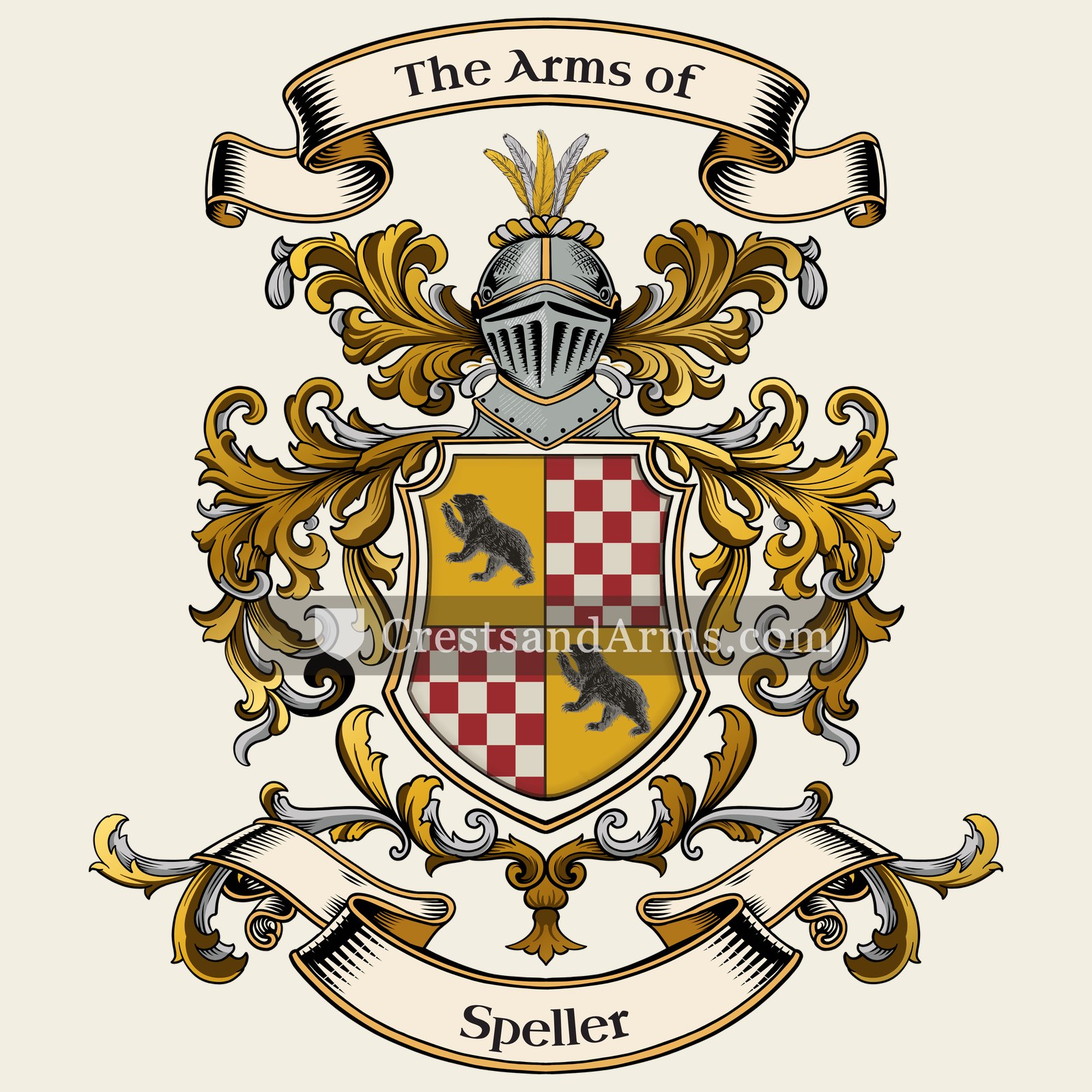 The Speller coat of arms