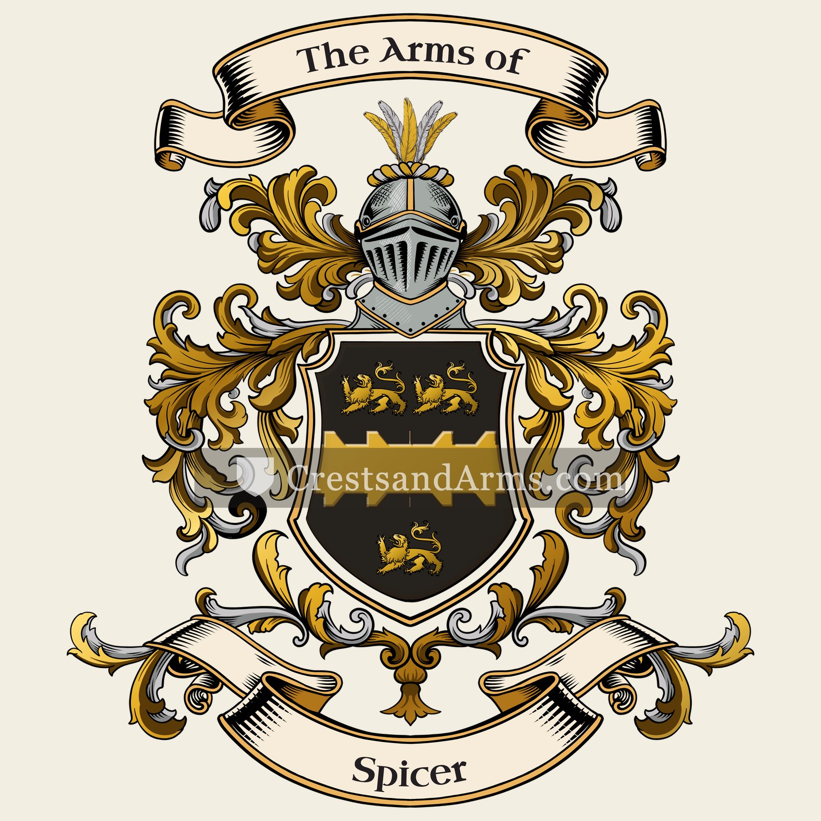 The Spicer coat of arms