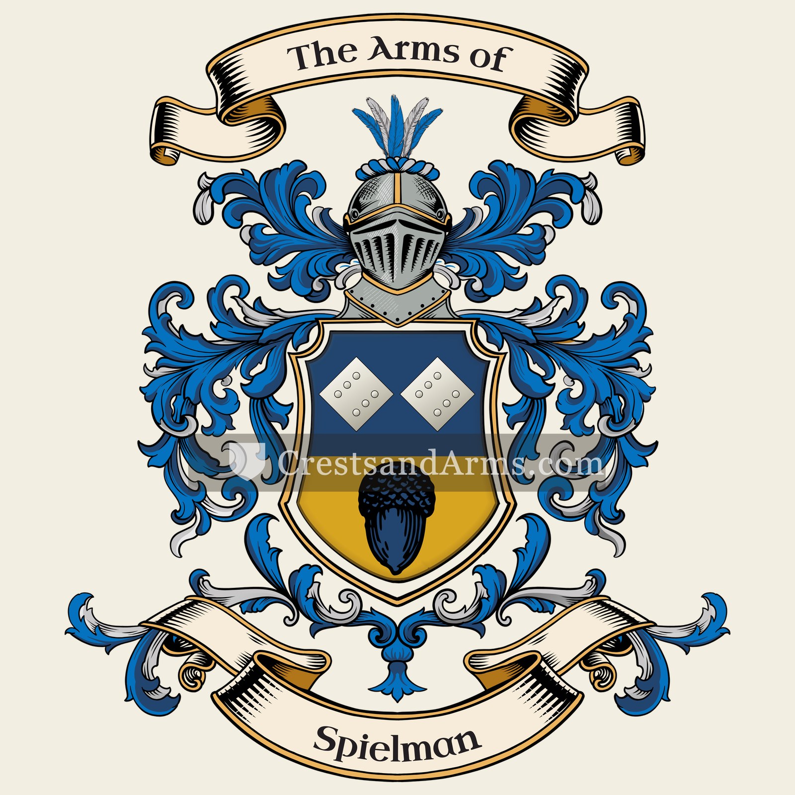 The Spielman coat of arms