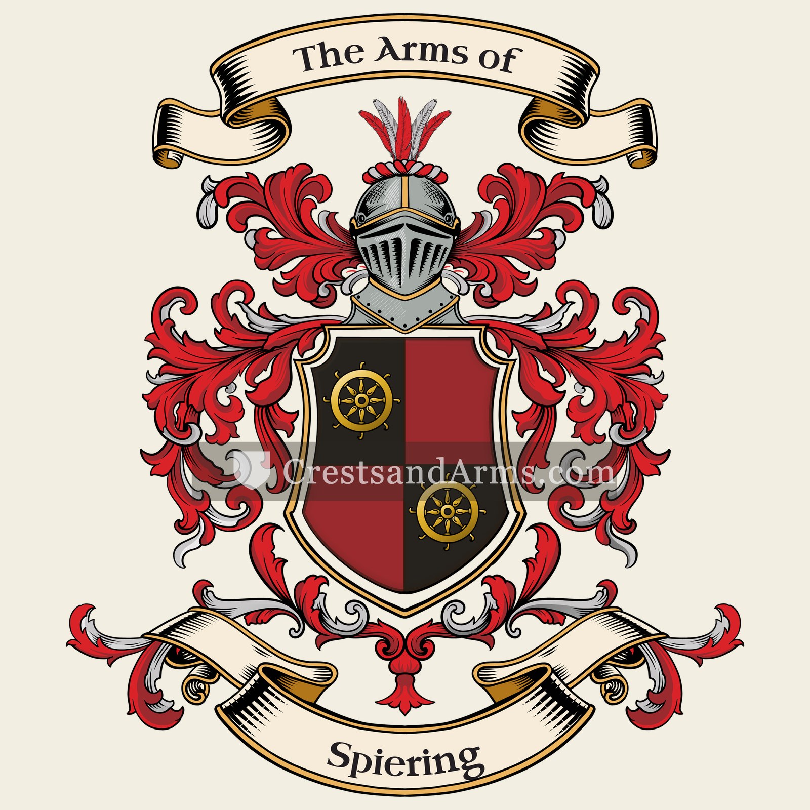 The Spiering coat of arms