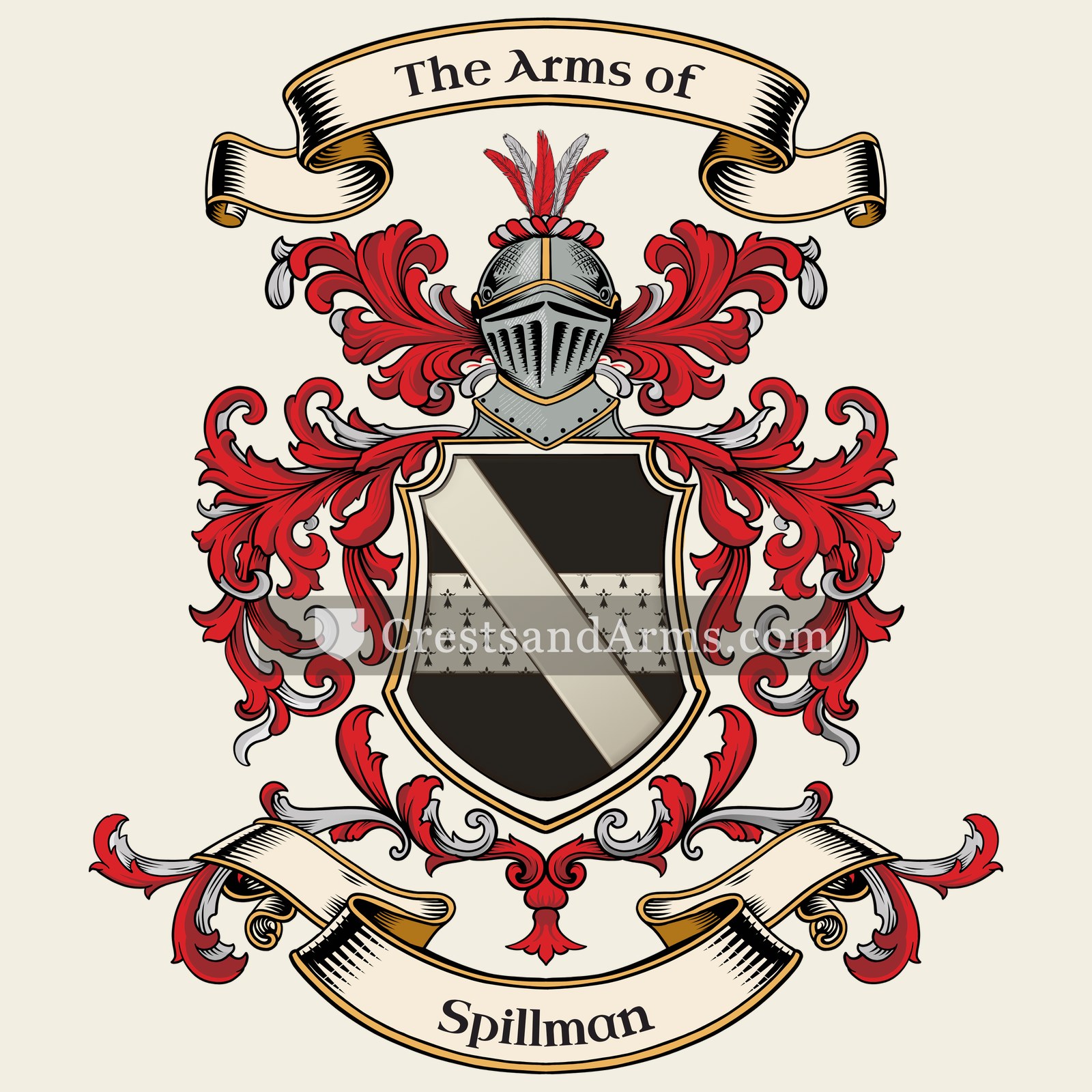 The Spillman coat of arms