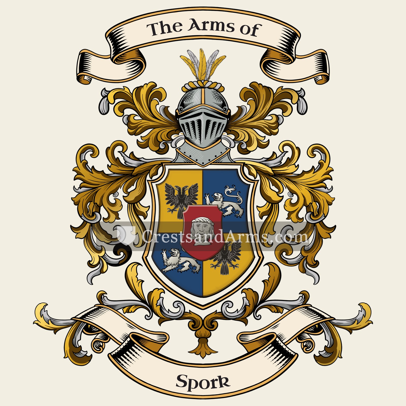 The Spork coat of arms
