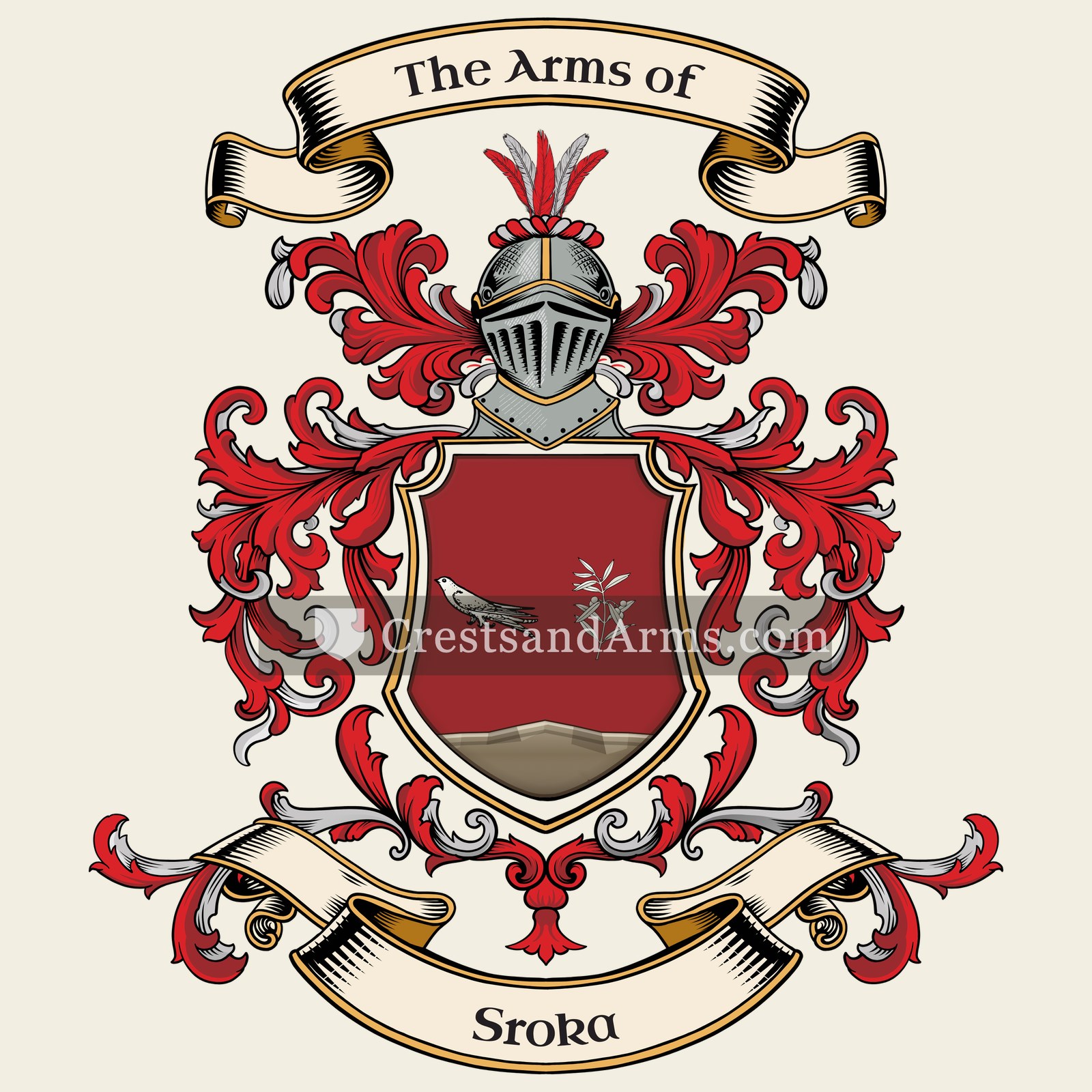 The Sroka coat of arms