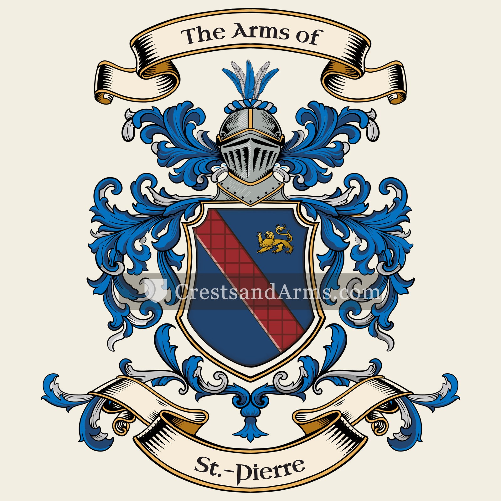 The St.-Pierre coat of arms