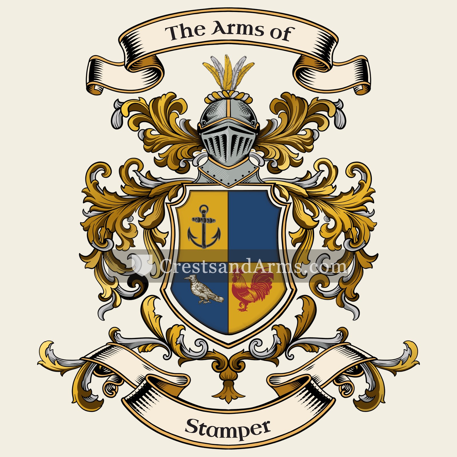 The Stamper coat of arms