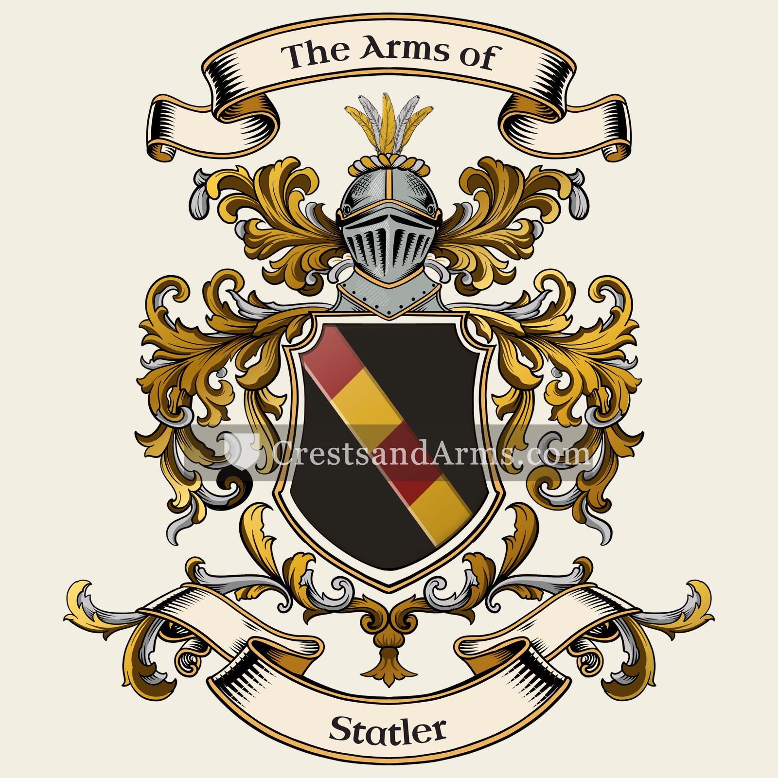 The Statler coat of arms