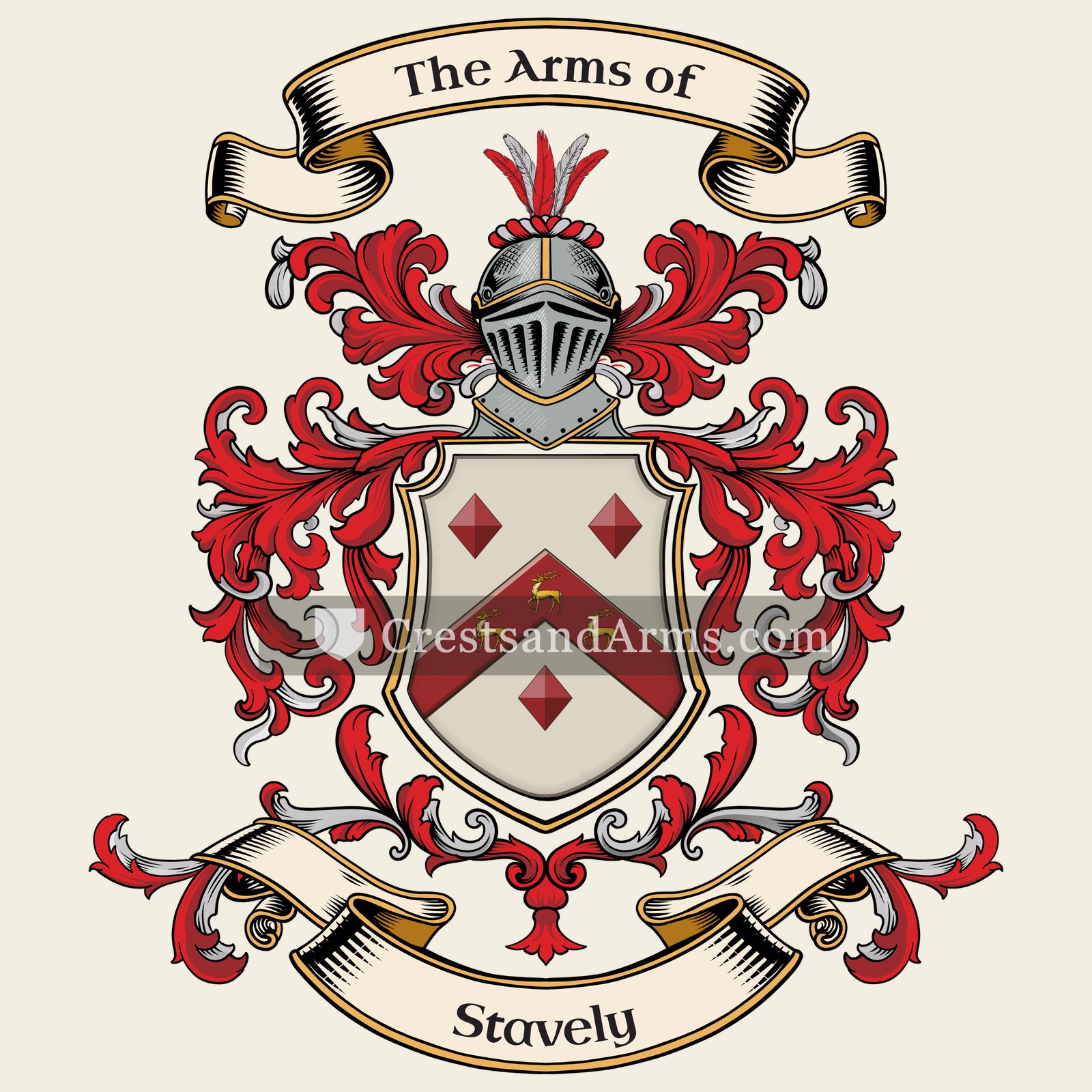 The Stavely coat of arms