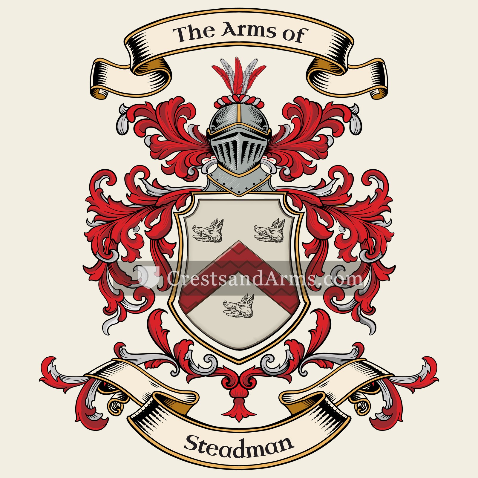 The Steadman coat of arms