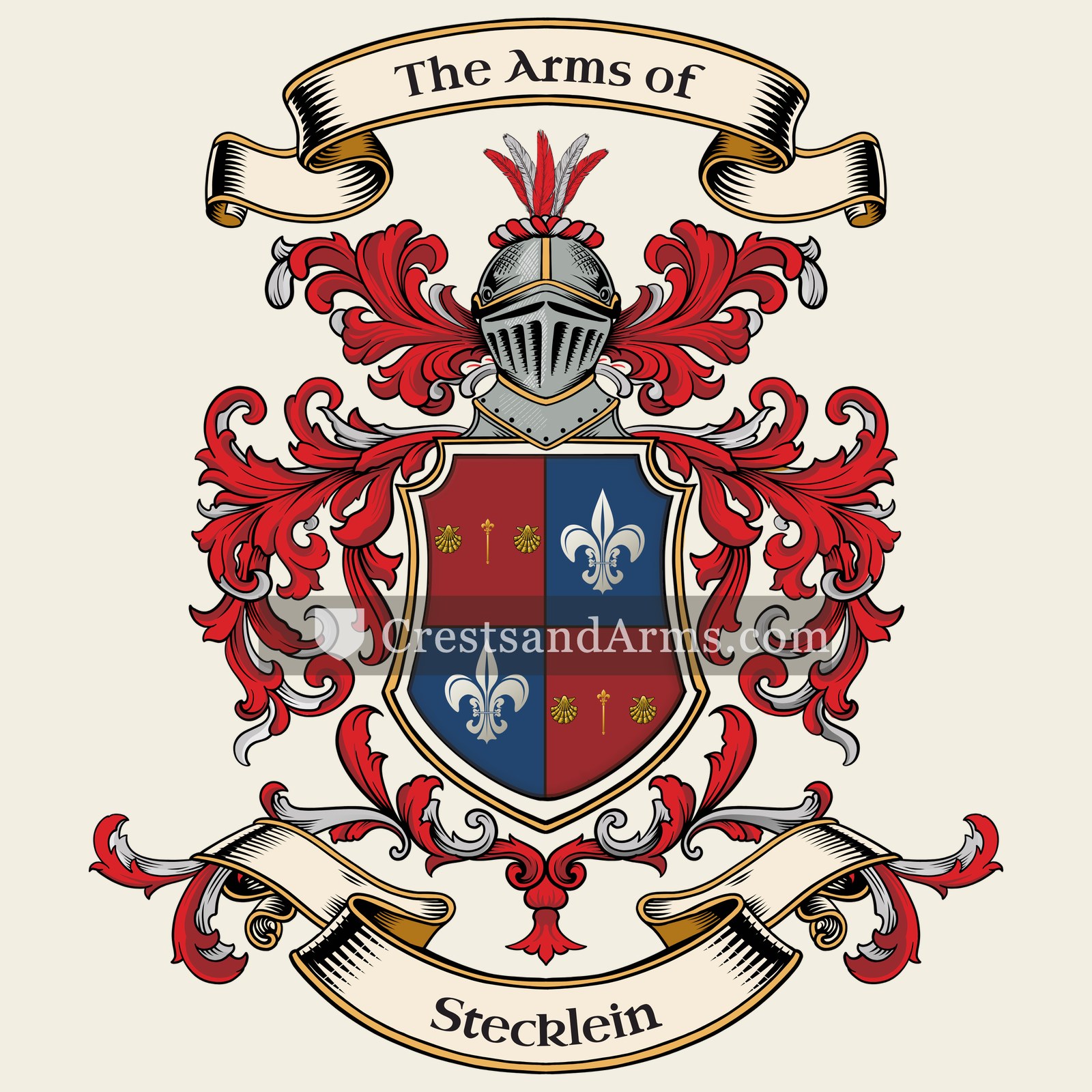 The Stecklein coat of arms