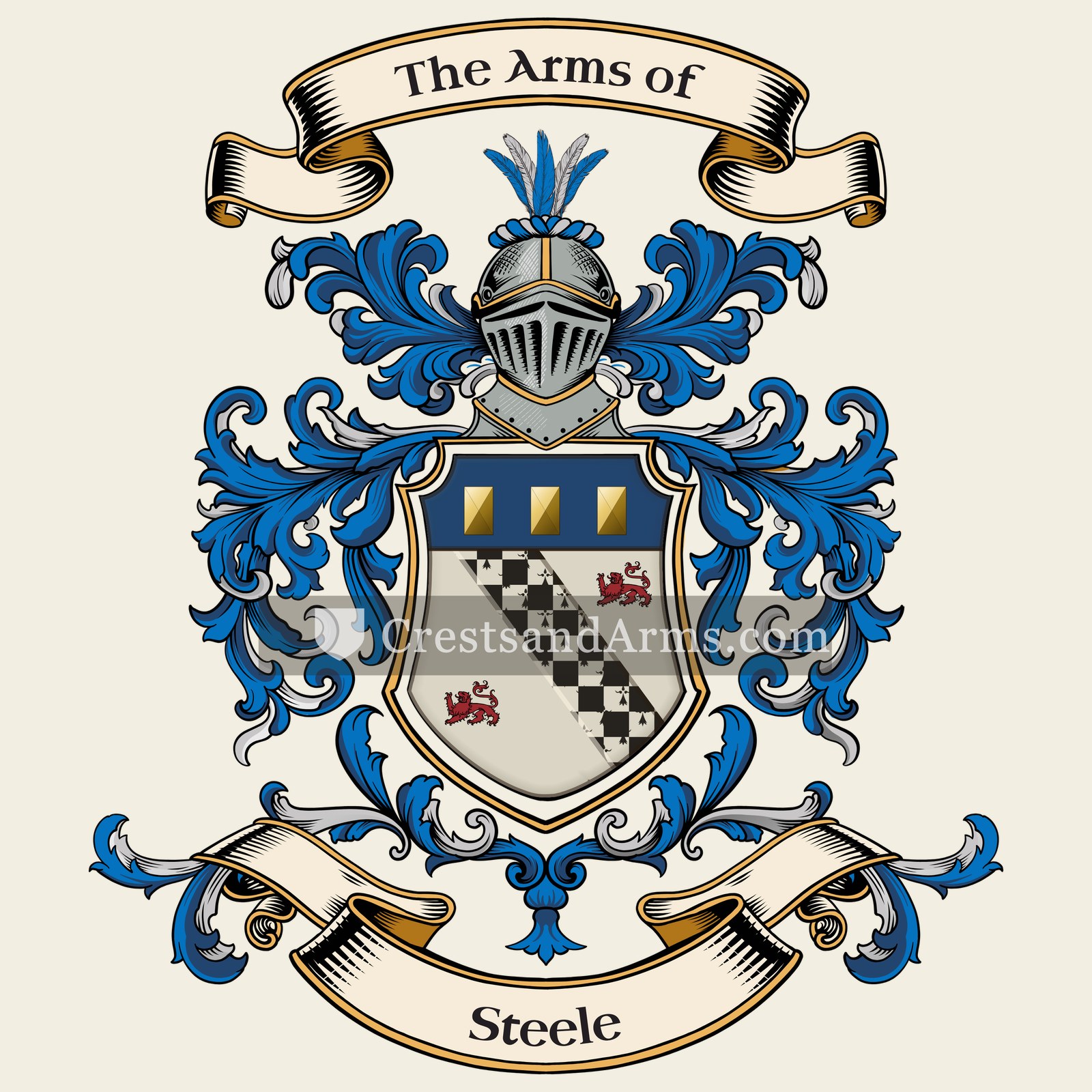 The Steele coat of arms