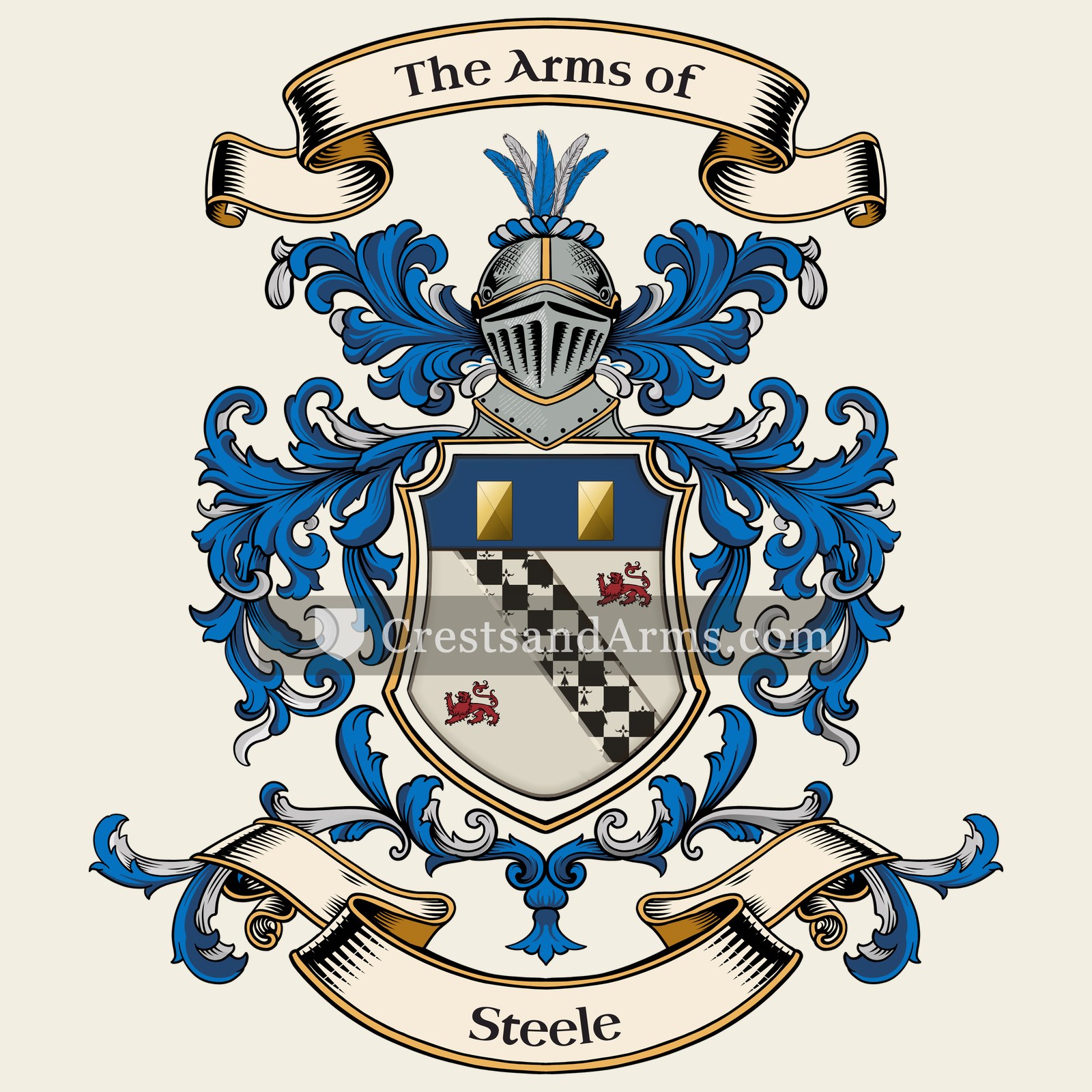 The Steele coat of arms