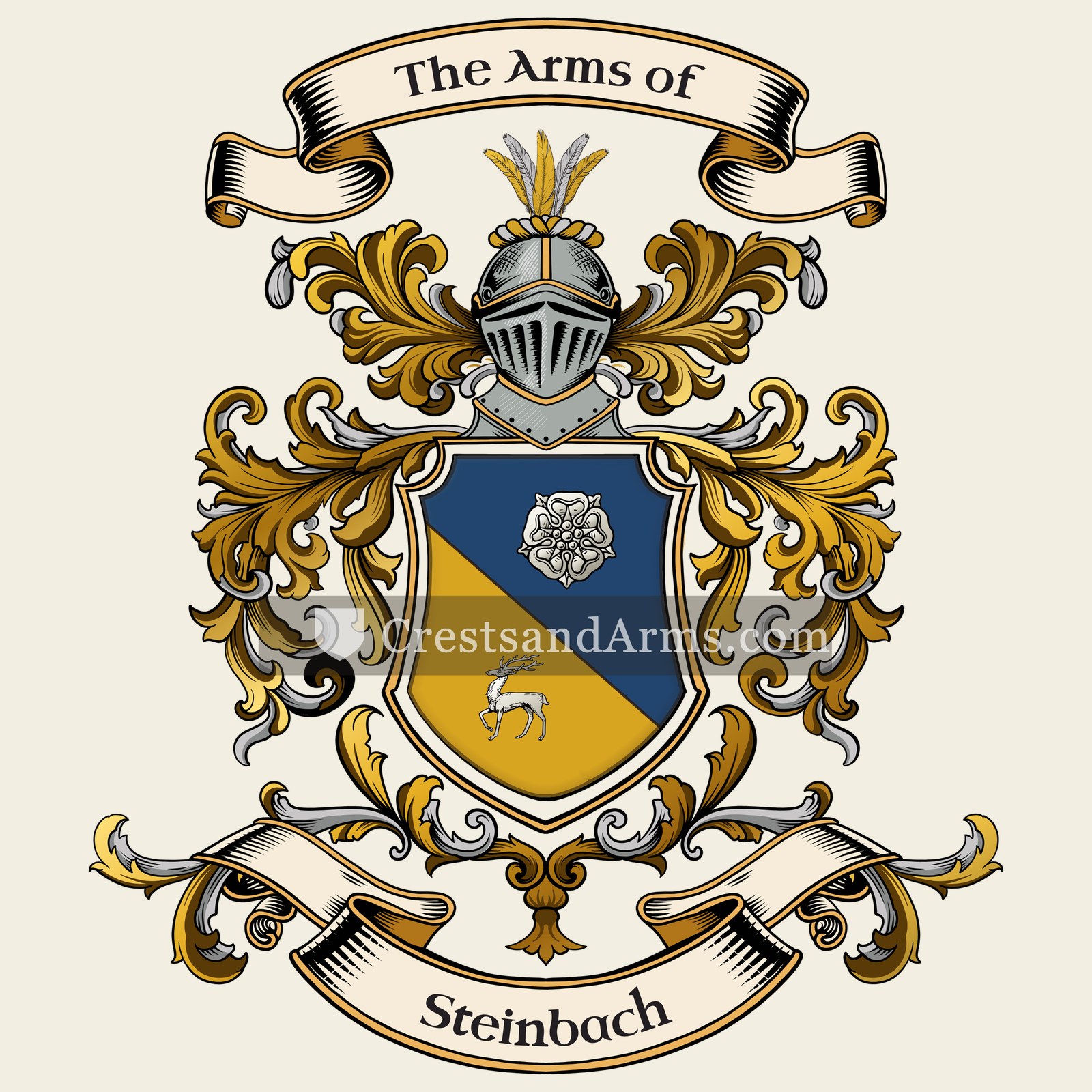 The Steinbach coat of arms, drawn from the recorded blazon