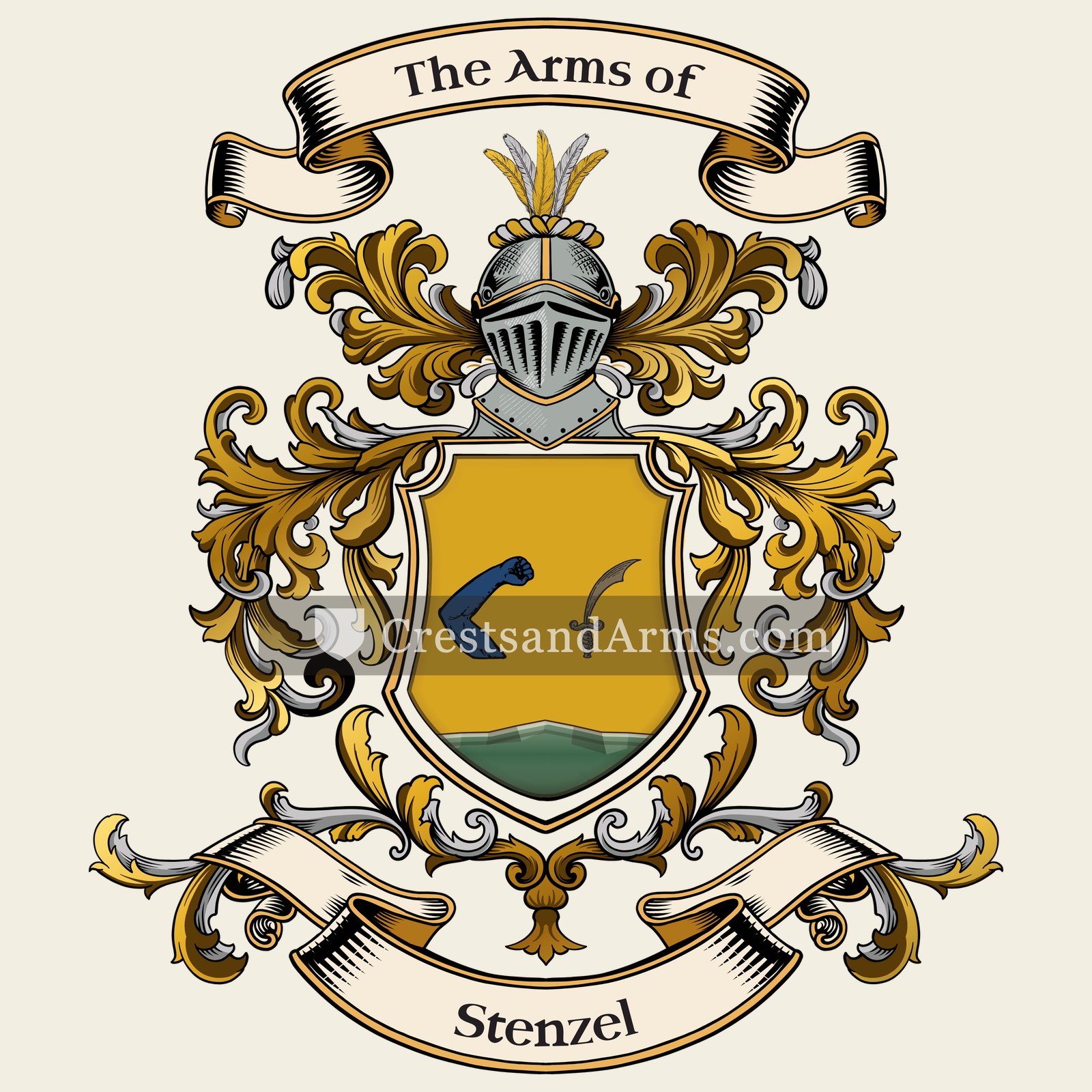 The Stenzel coat of arms