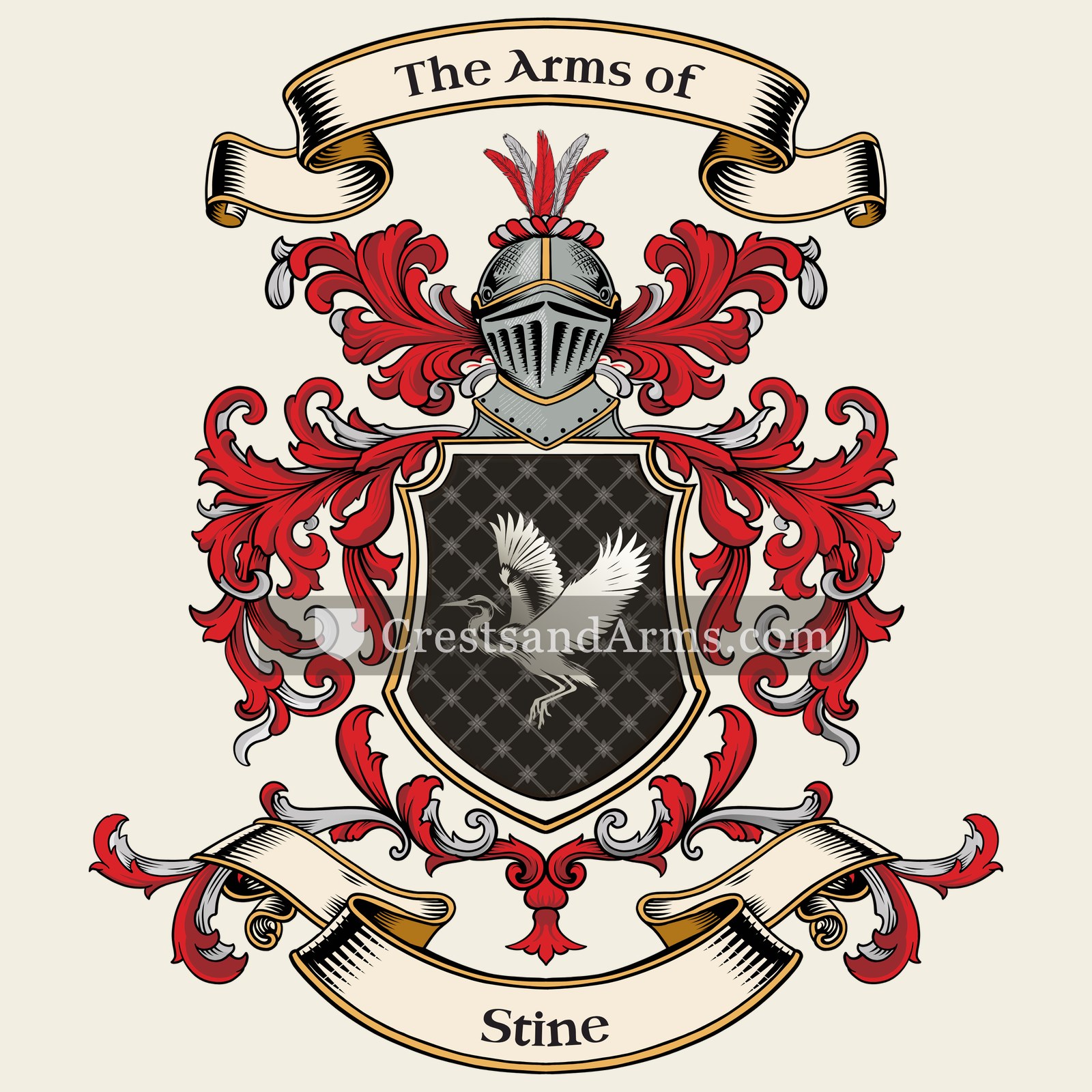 The Stine coat of arms