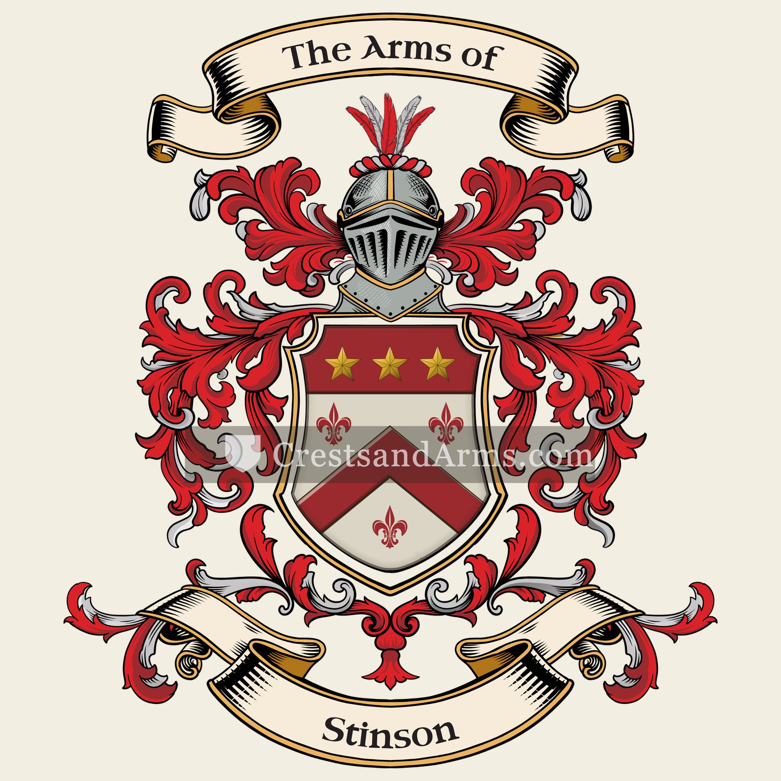 The Stinson coat of arms