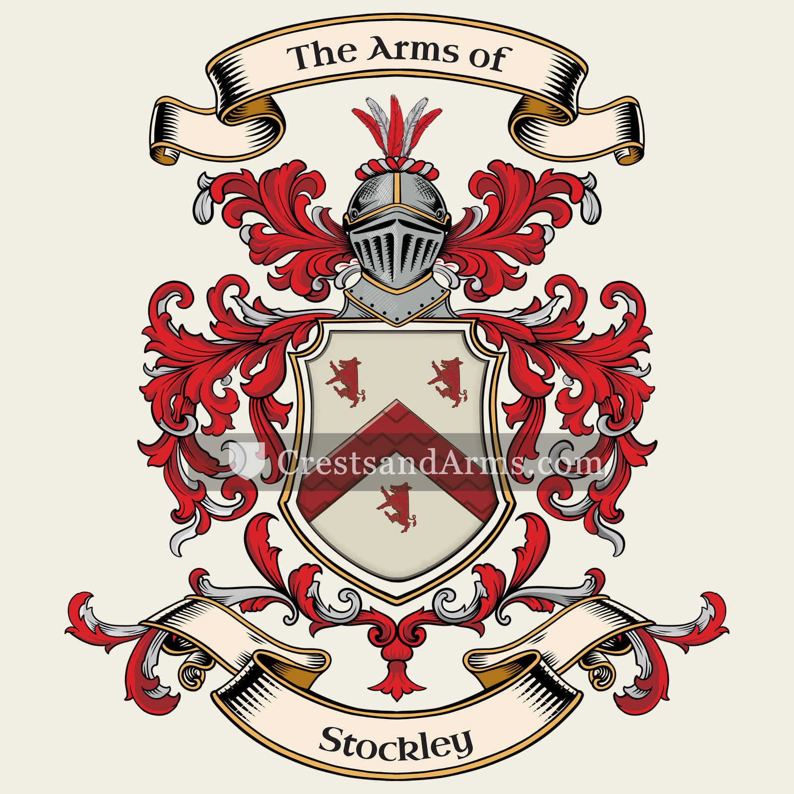 The Stockley coat of arms
