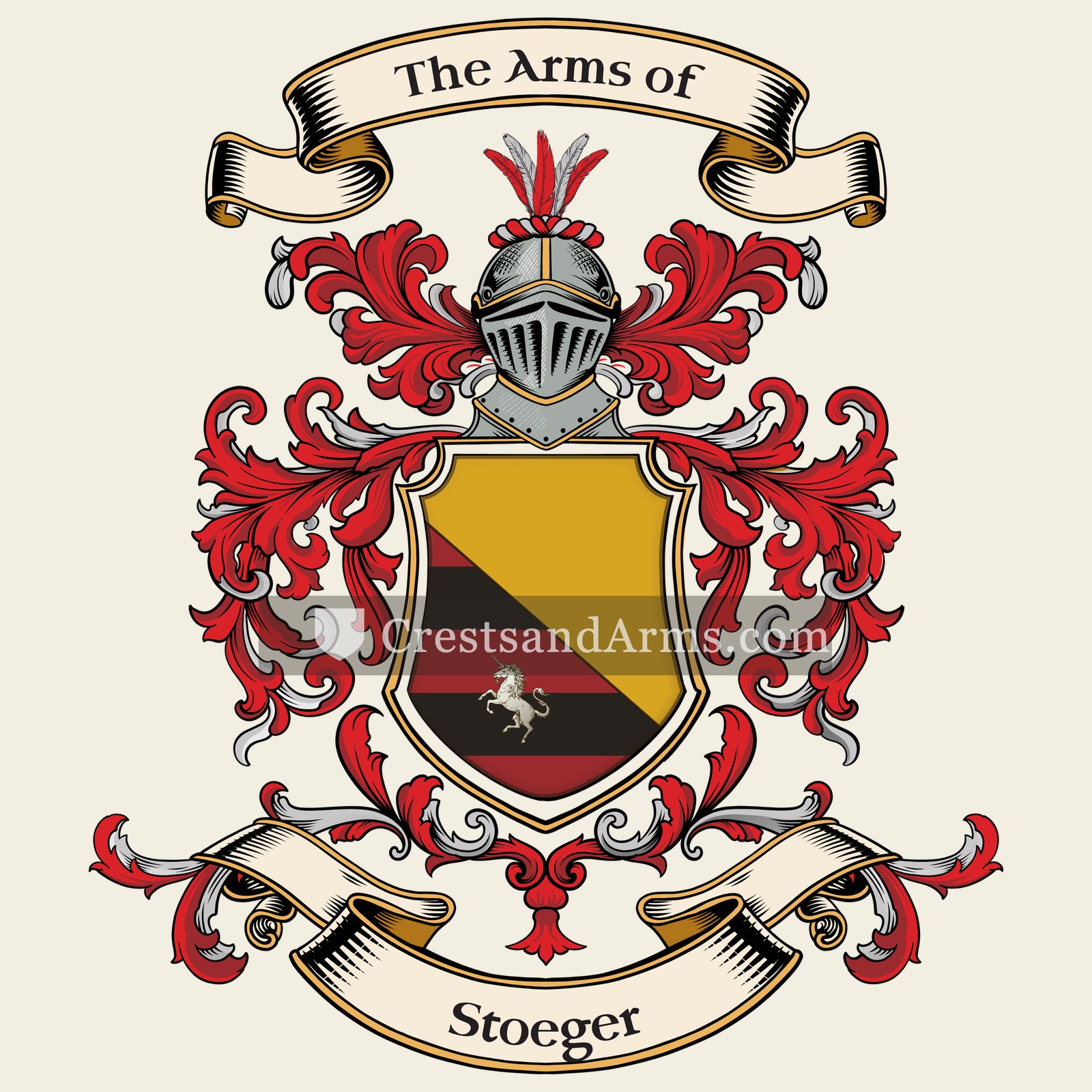 The Stoeger coat of arms