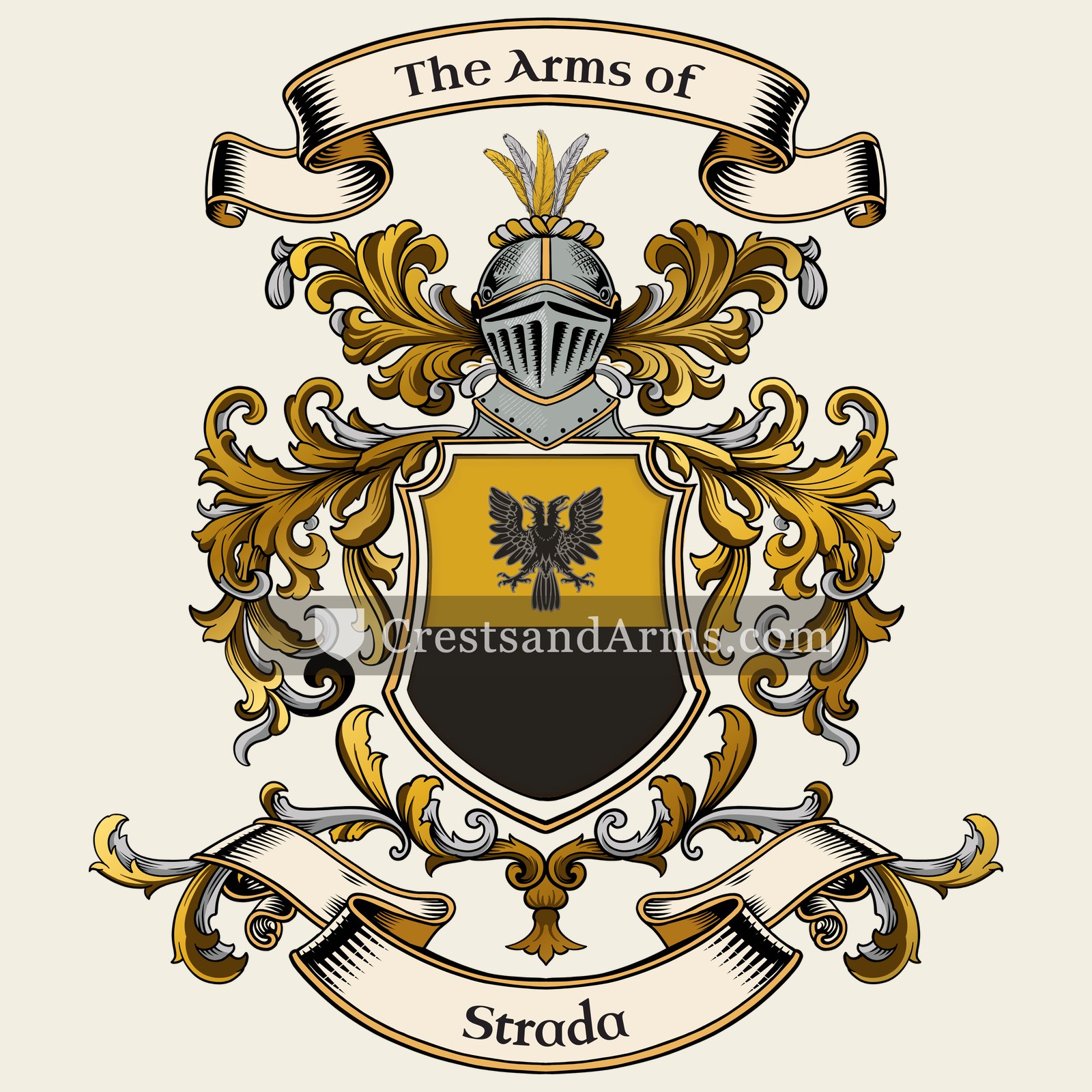 The Strada coat of arms
