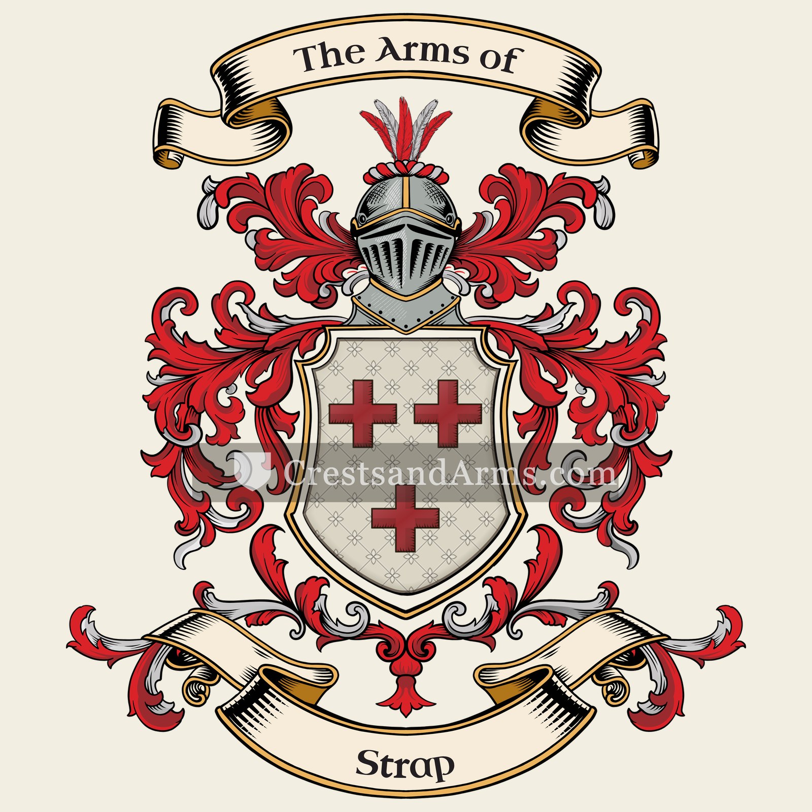 The Strap coat of arms