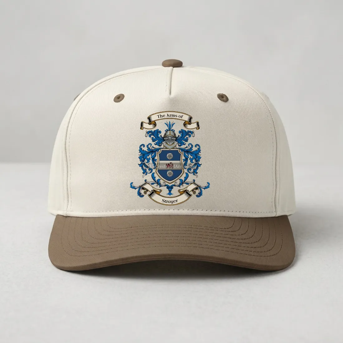 The Strayer arms on the family cap - unisex