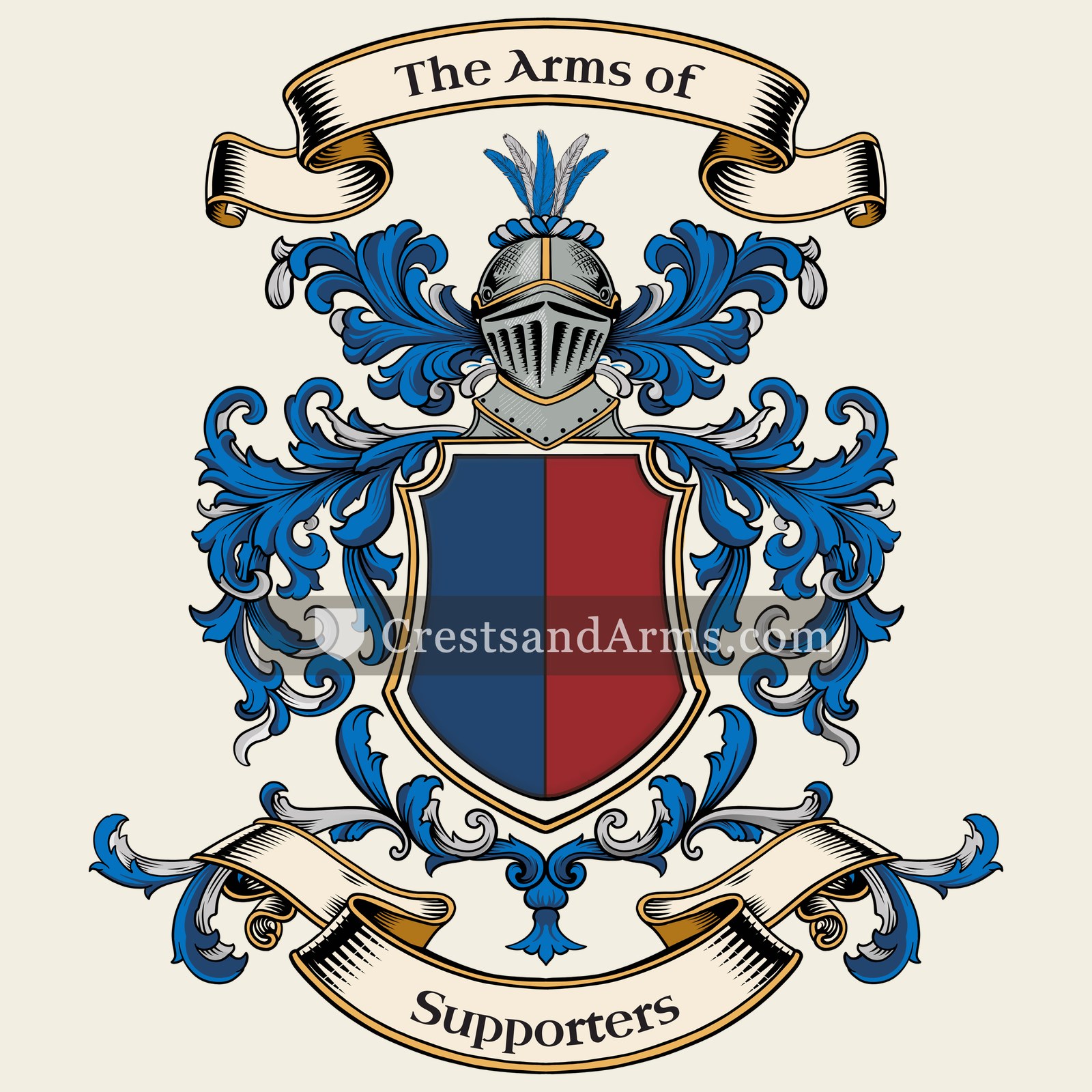 The Supporters coat of arms