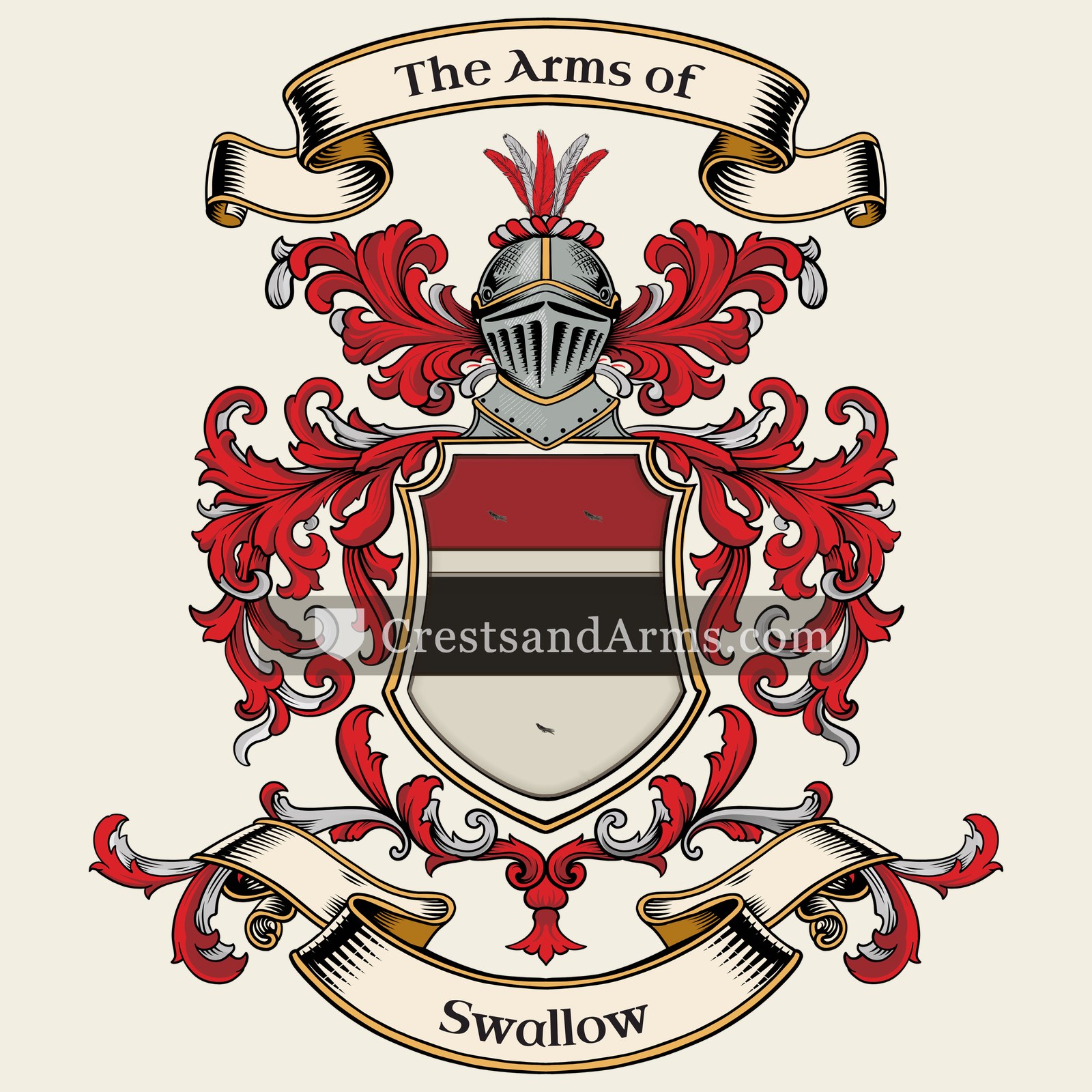 The Swallow coat of arms