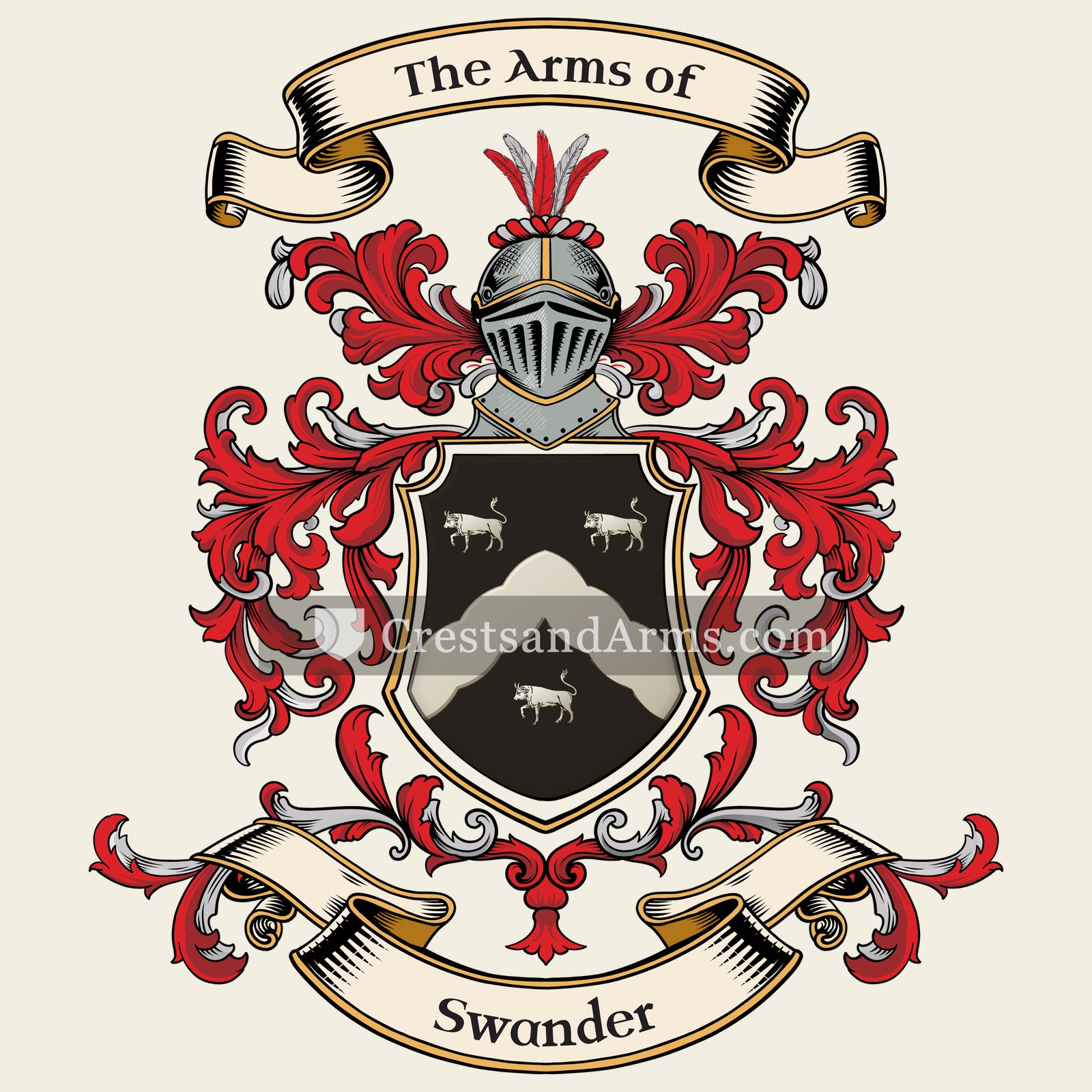 The Swander coat of arms