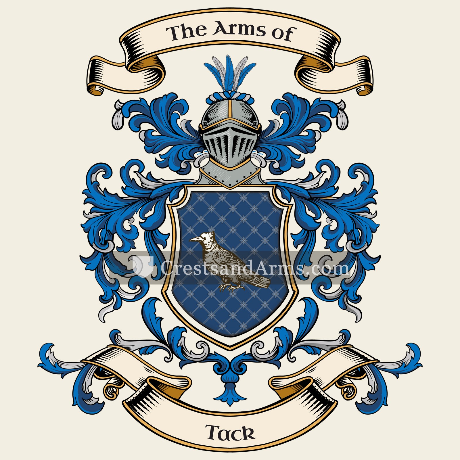The Tack coat of arms