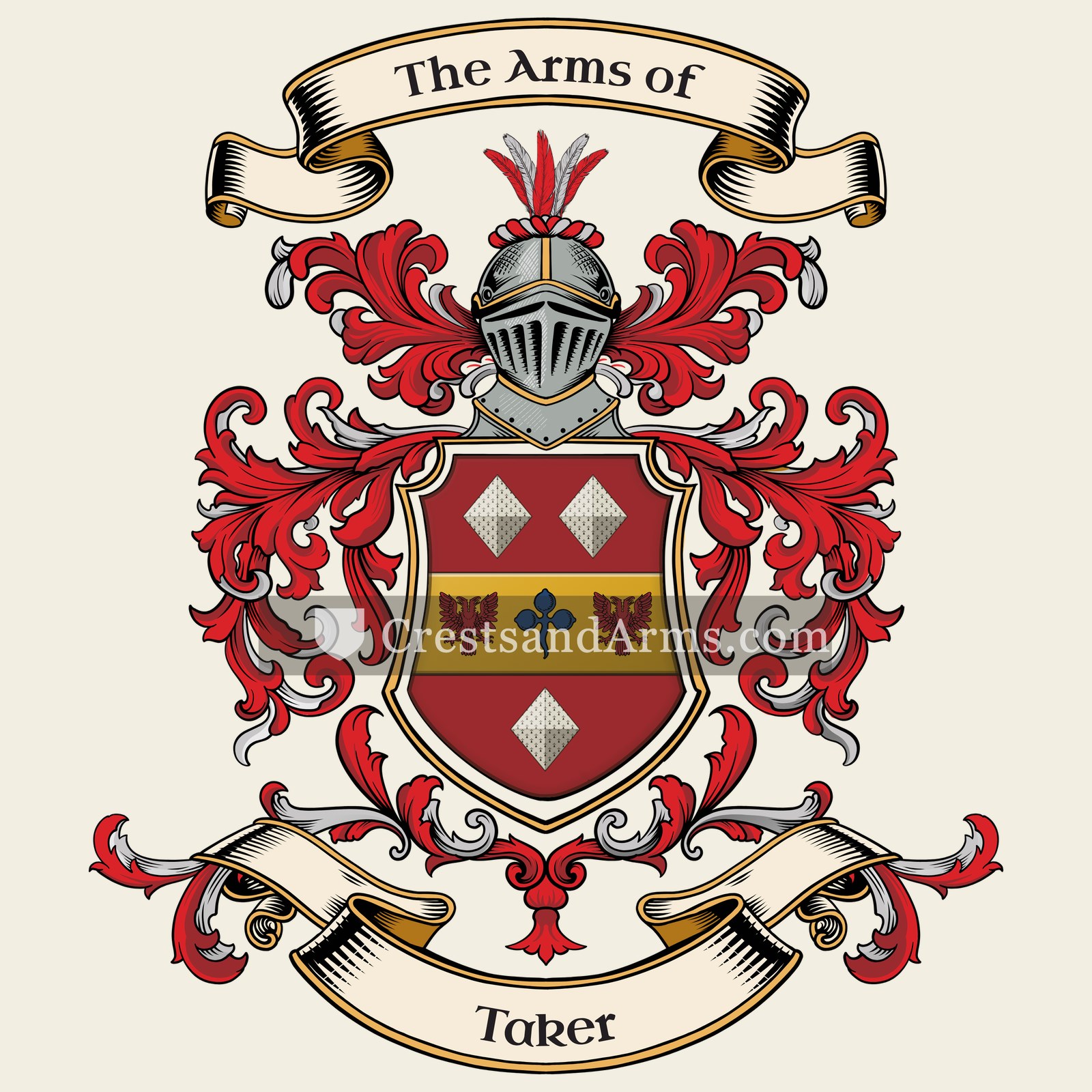The Taker coat of arms