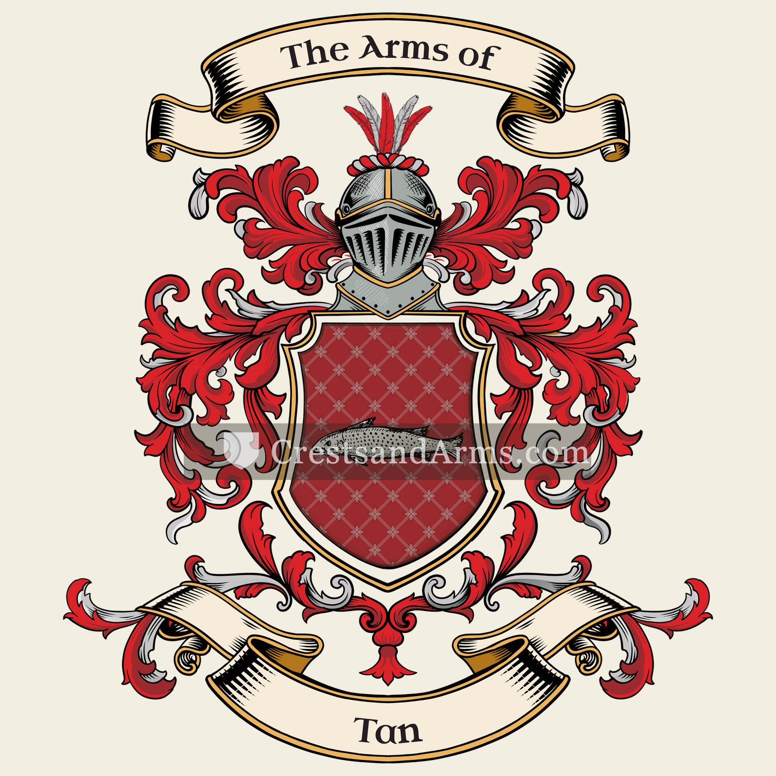 The Tan coat of arms