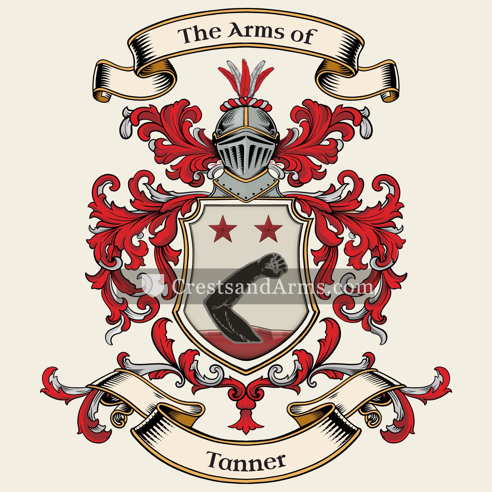 The Tanner coat of arms