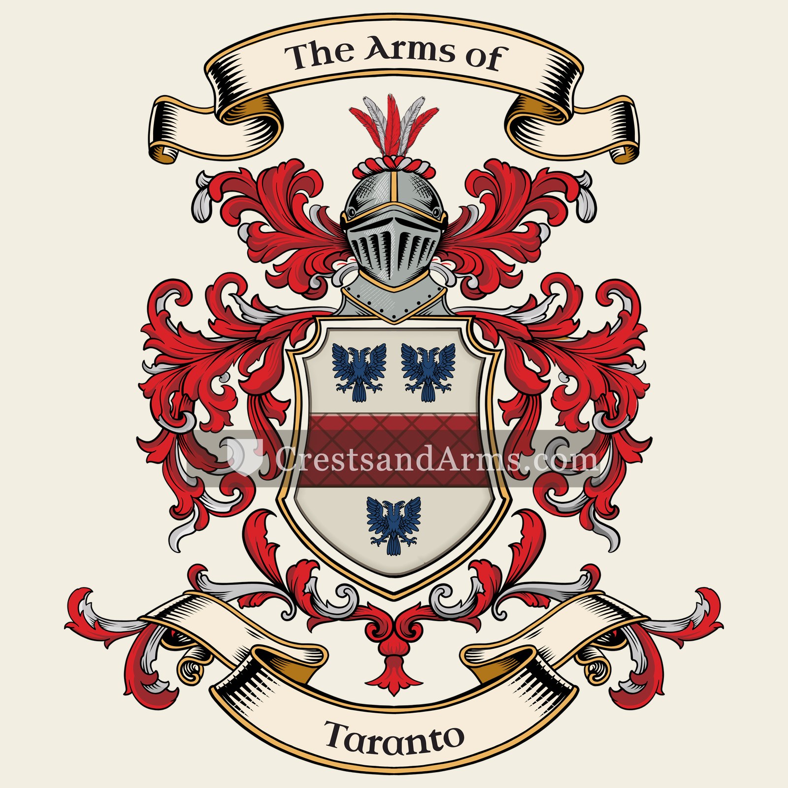The Taranto coat of arms