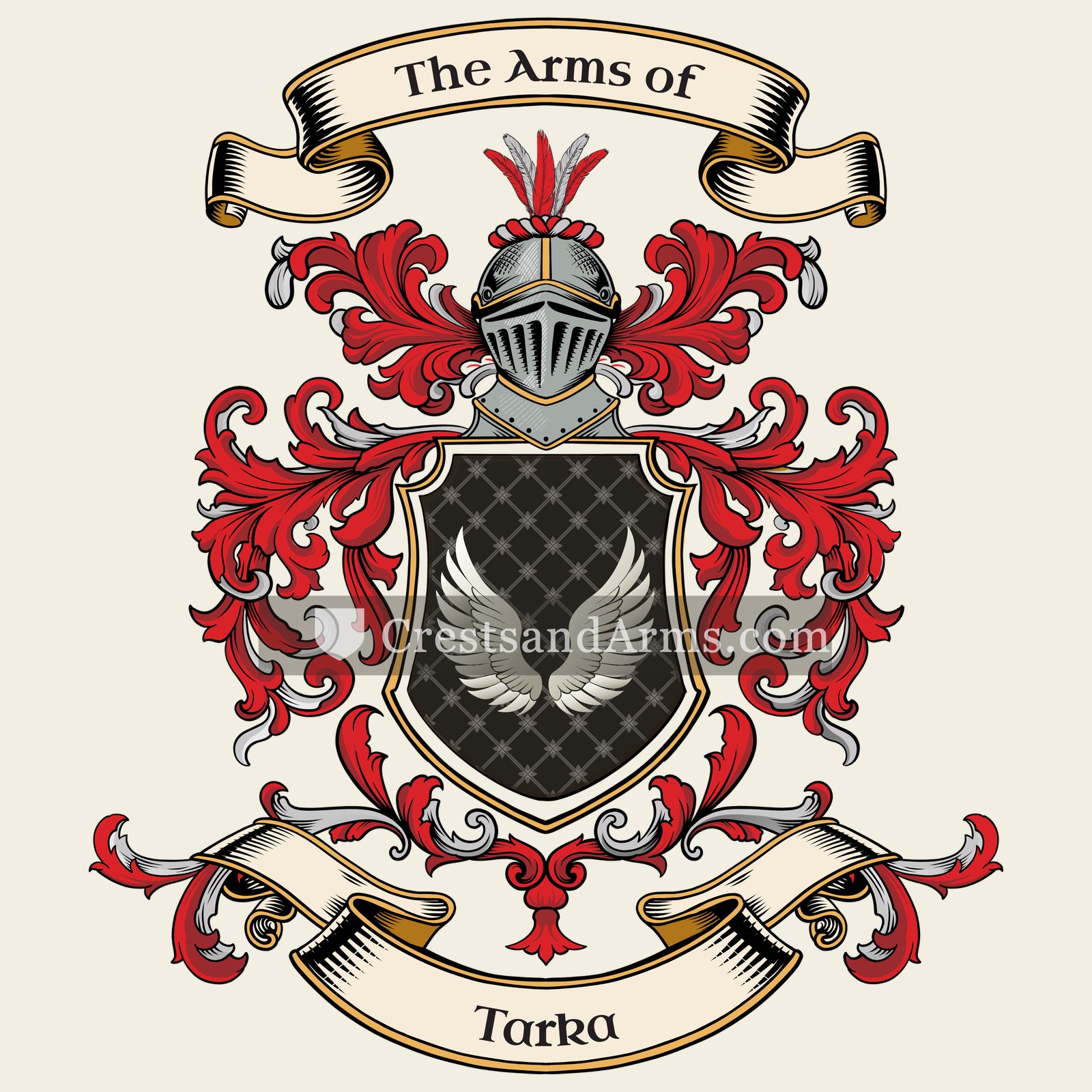 The Tarka coat of arms