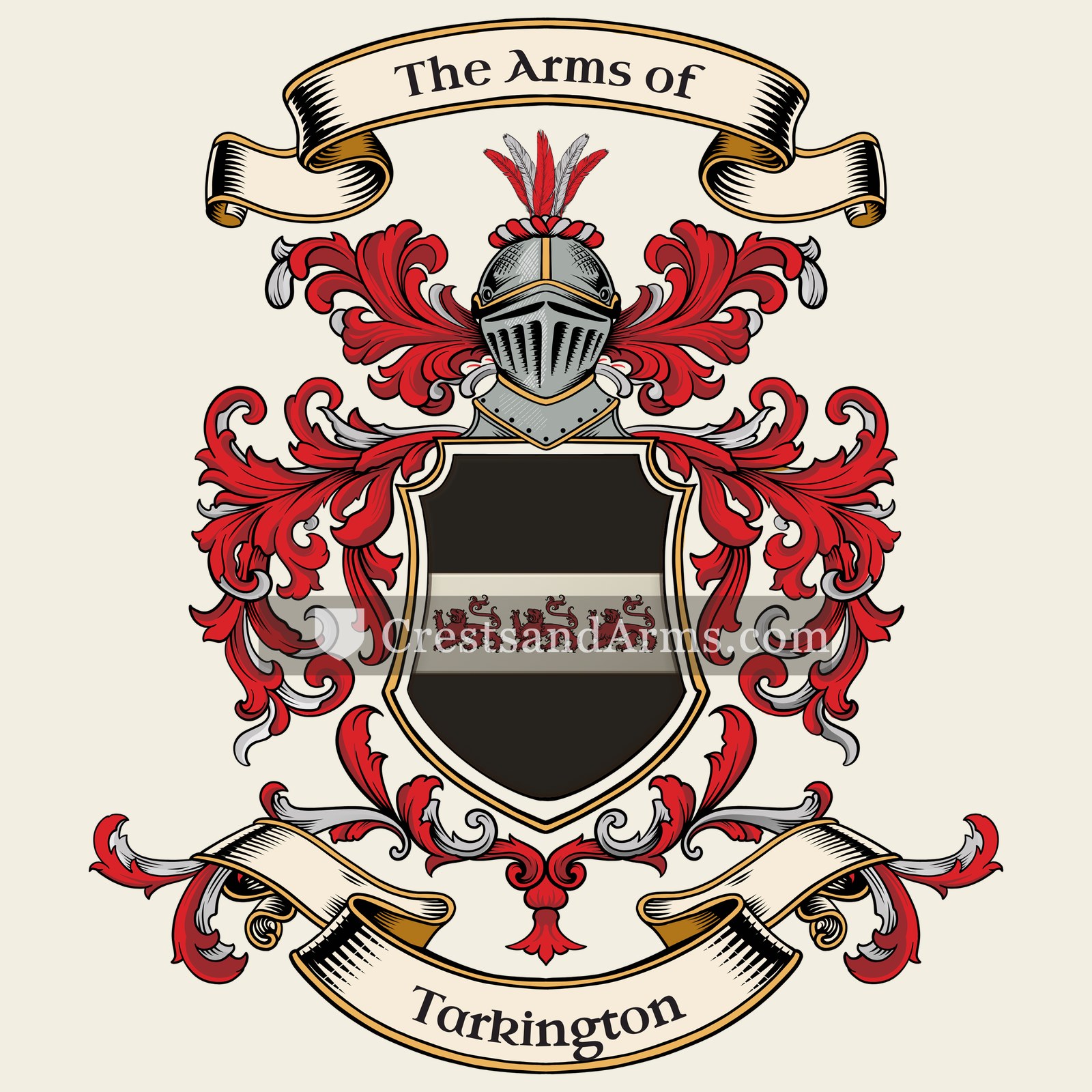 The Tarkington coat of arms