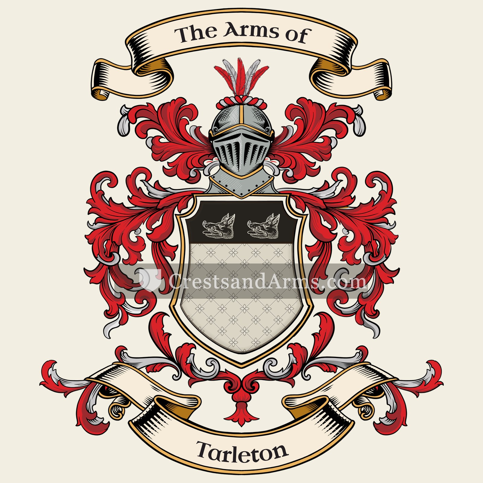 The Tarleton coat of arms