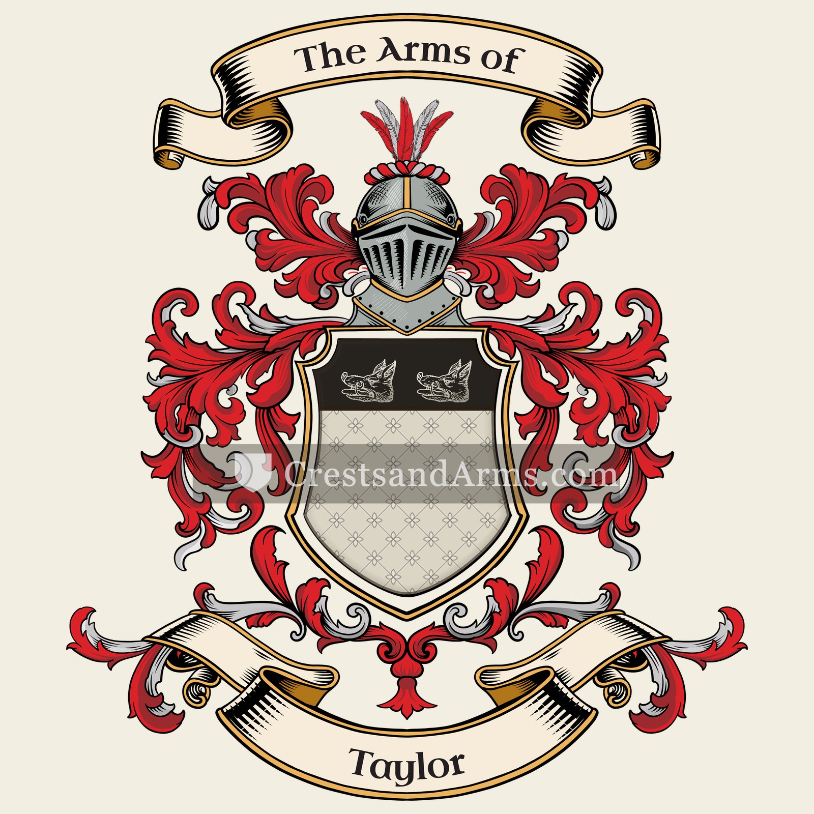 The Taylor coat of arms