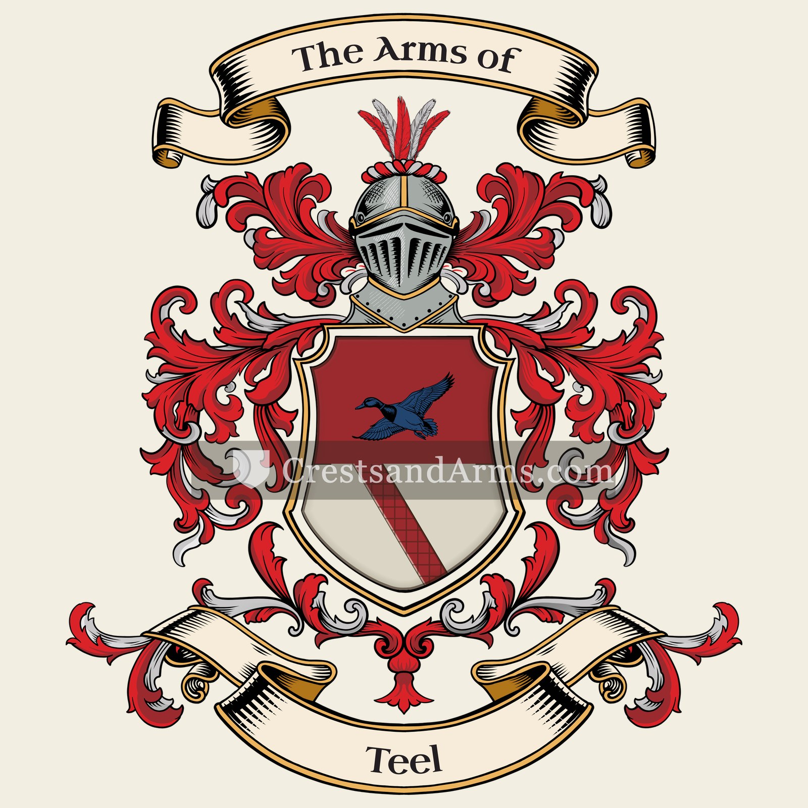 The Teel coat of arms