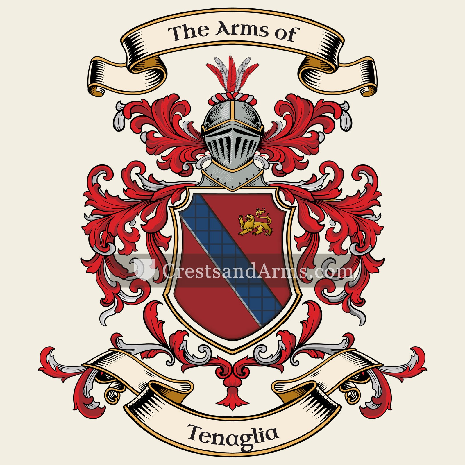 The Tenaglia coat of arms