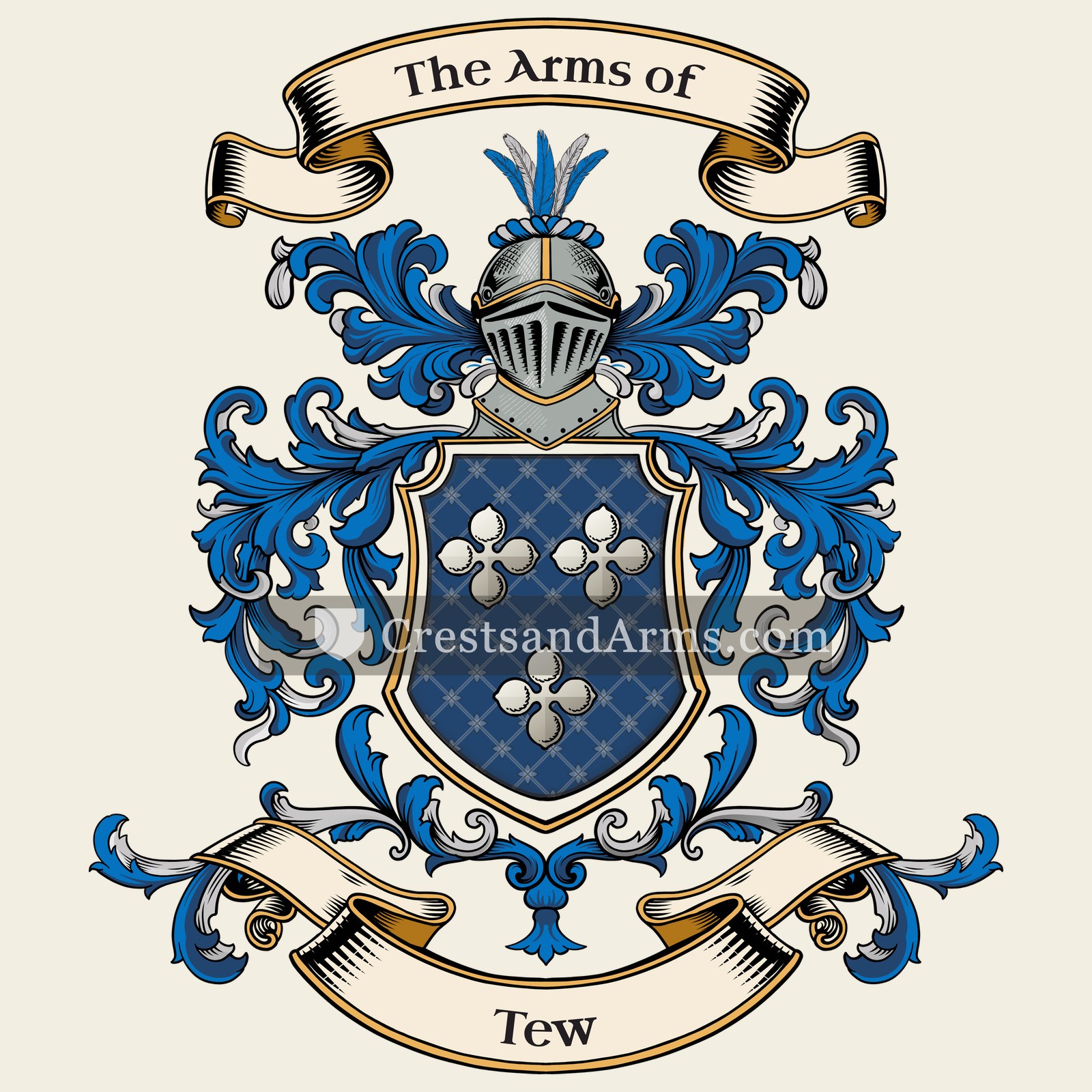 The Tew coat of arms