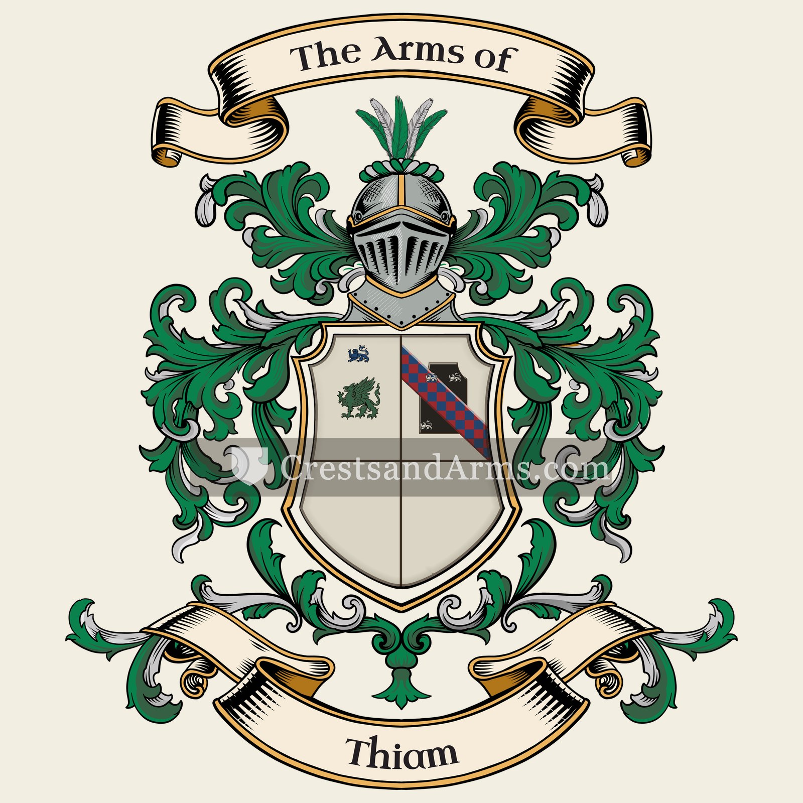 The Thiam coat of arms